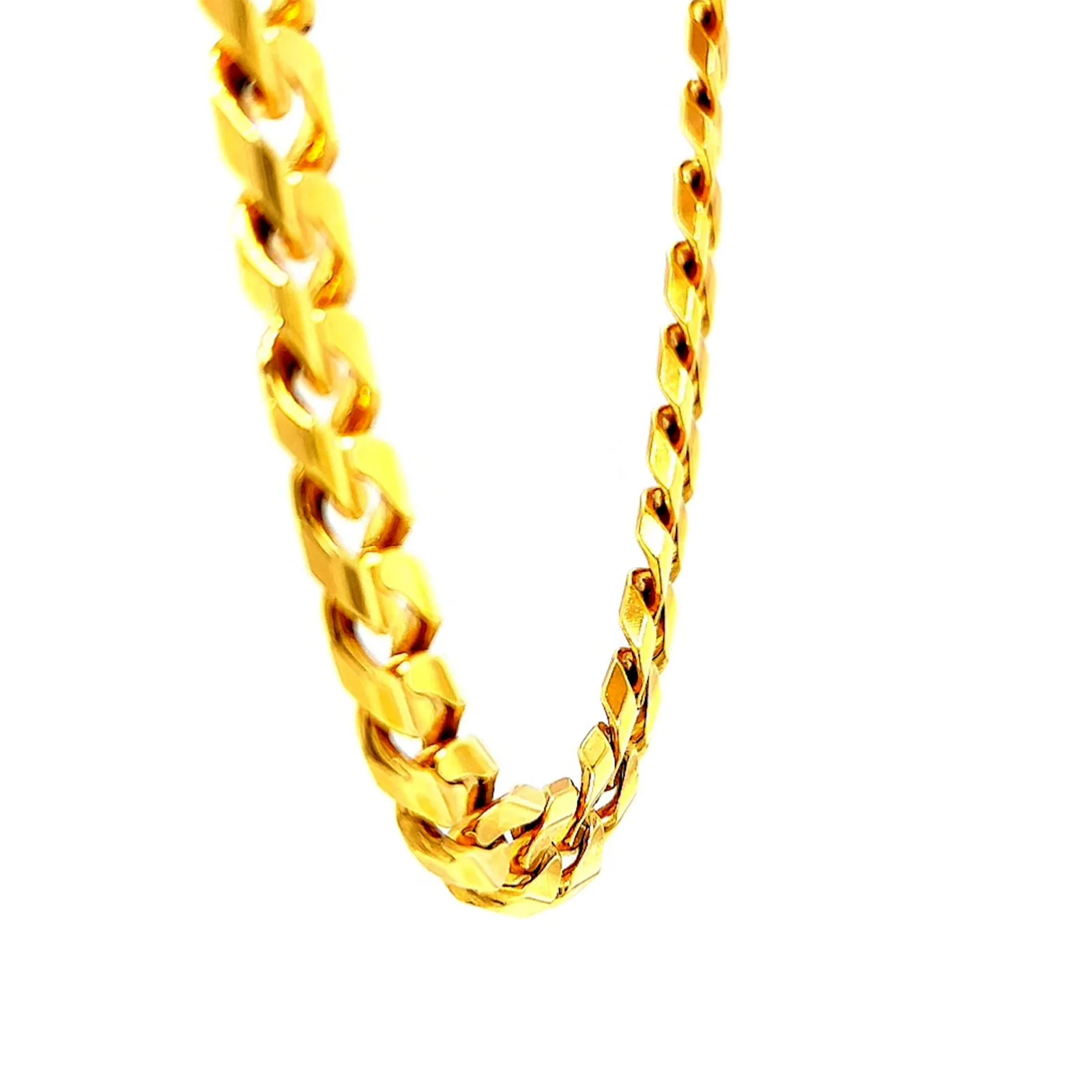 9ct Yellow Gold 55cm Curb Chain - Image 28