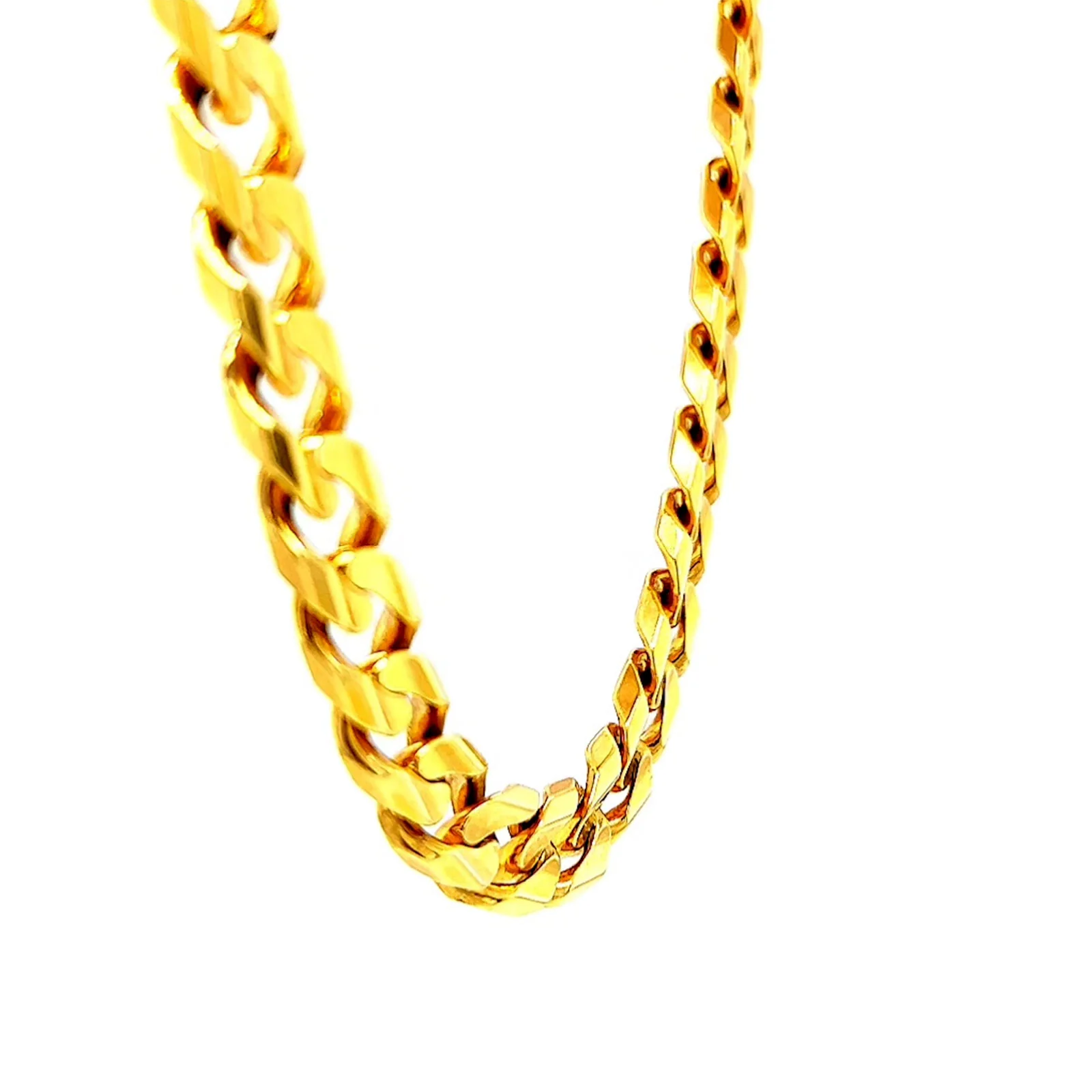 9ct Yellow Gold 55cm Curb Chain - Image 29