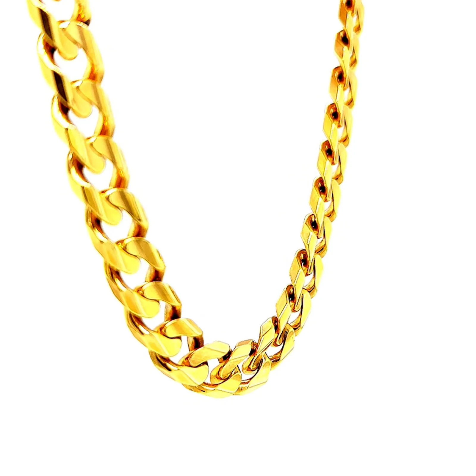 9ct Yellow Gold 55cm Curb Chain - Image 31