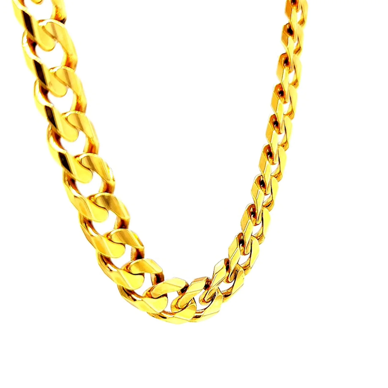 9ct Yellow Gold 55cm Curb Chain - Image 32