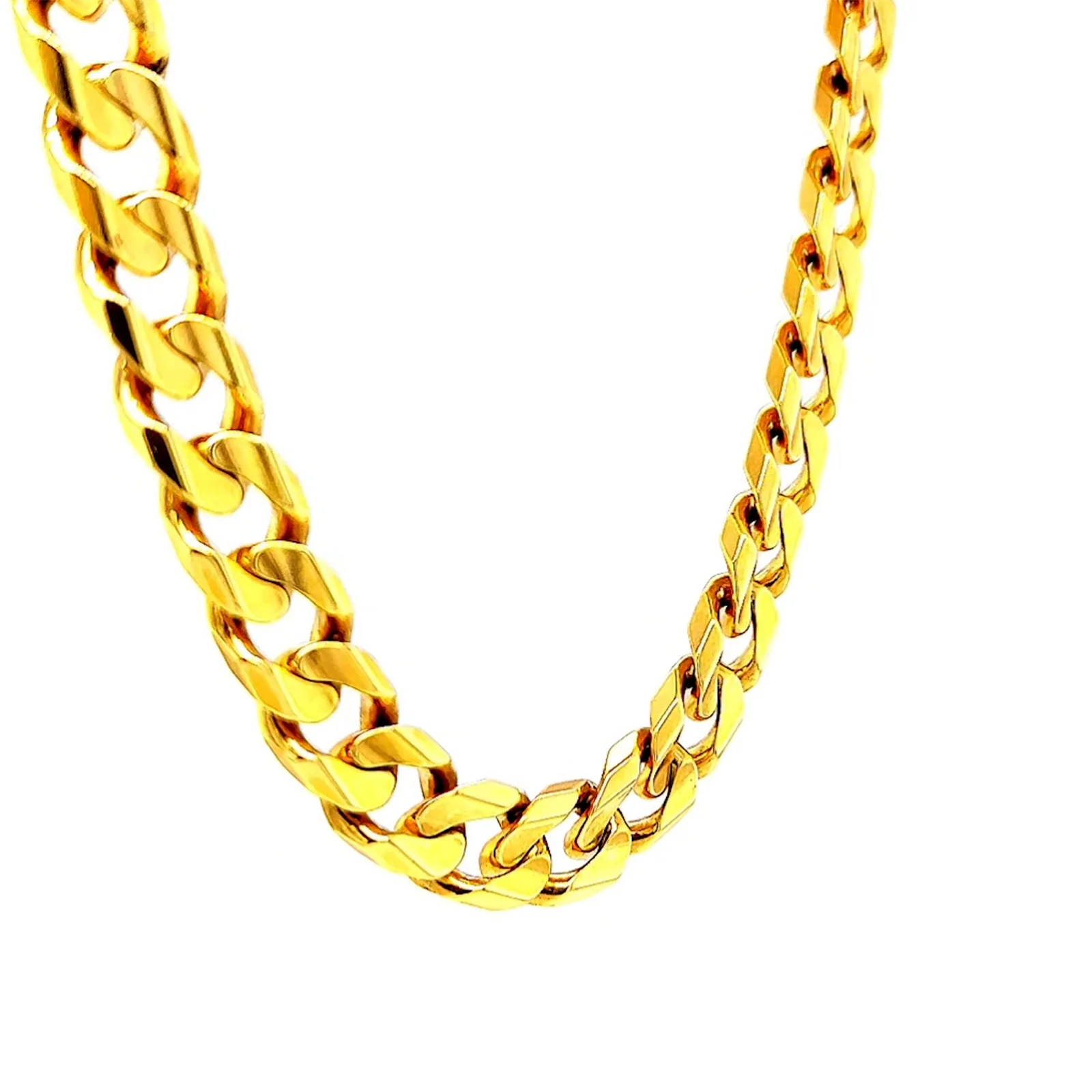 9ct Yellow Gold 55cm Curb Chain - Image 33