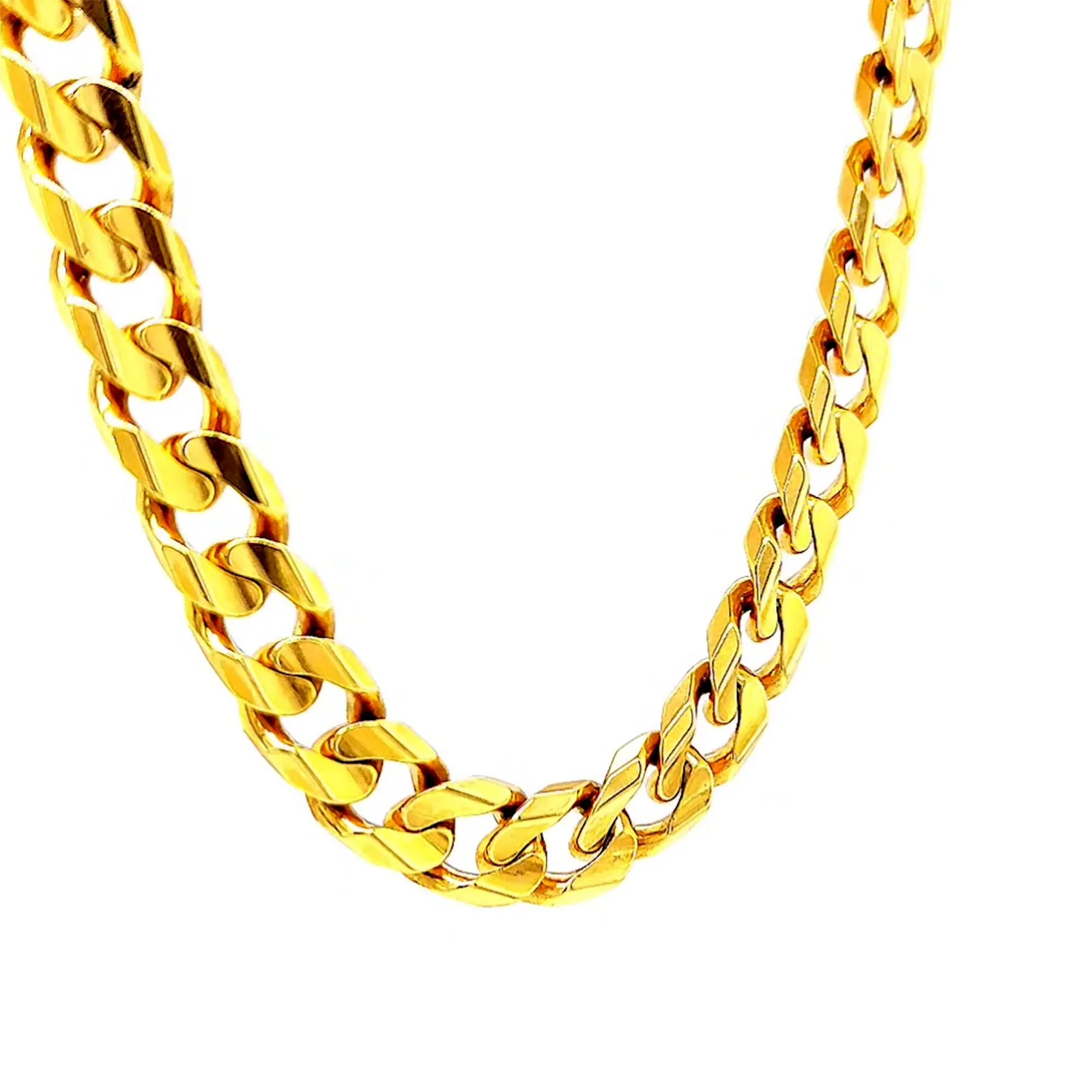 9ct Yellow Gold 55cm Curb Chain - Image 35