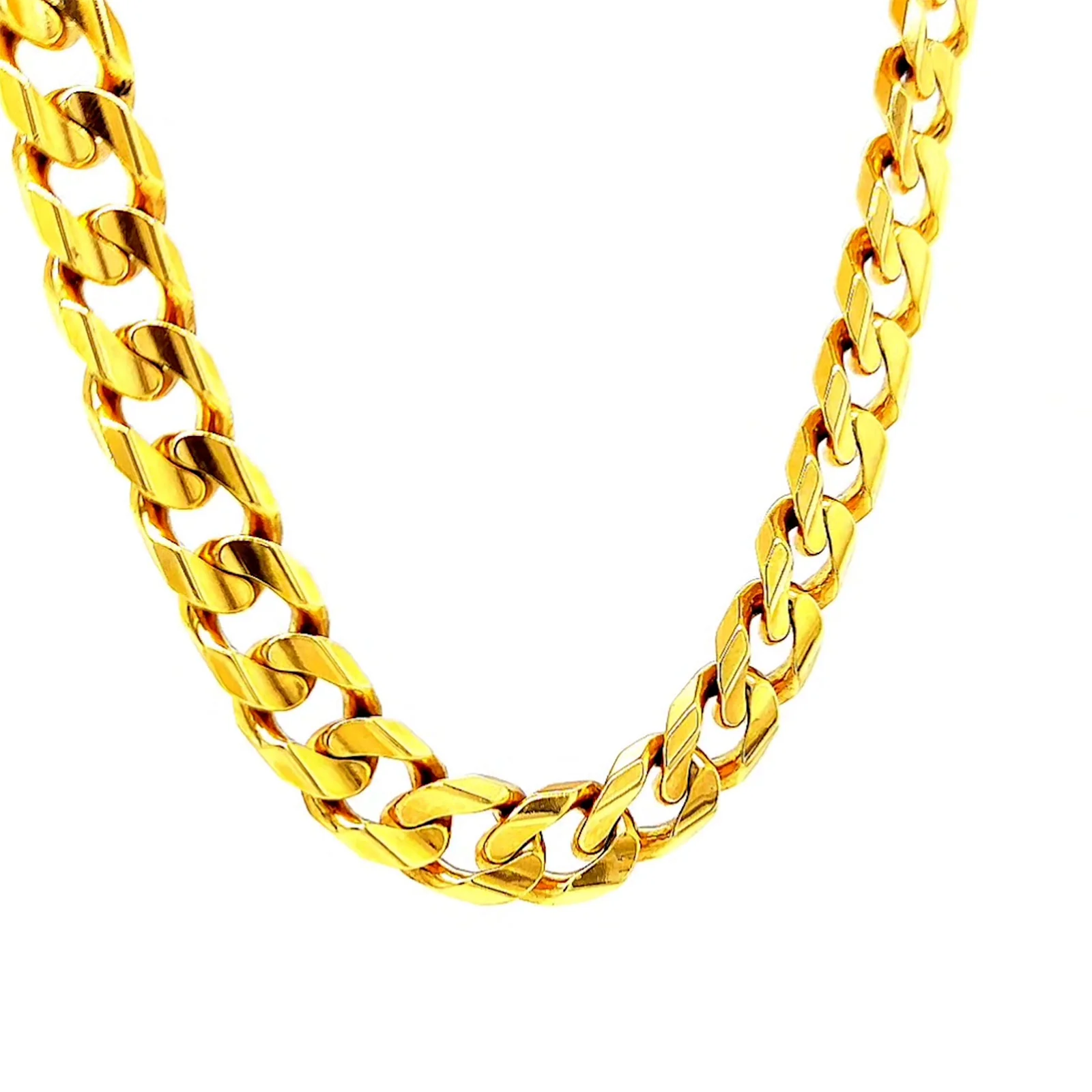 9ct Yellow Gold 55cm Curb Chain - Image 36