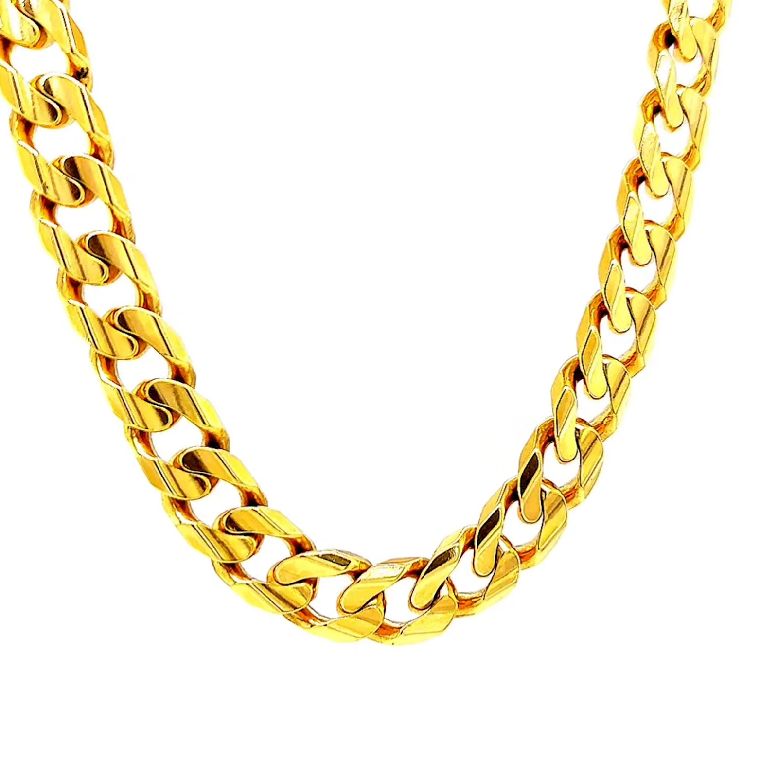 9ct Yellow Gold 55cm Curb Chain - Image 38