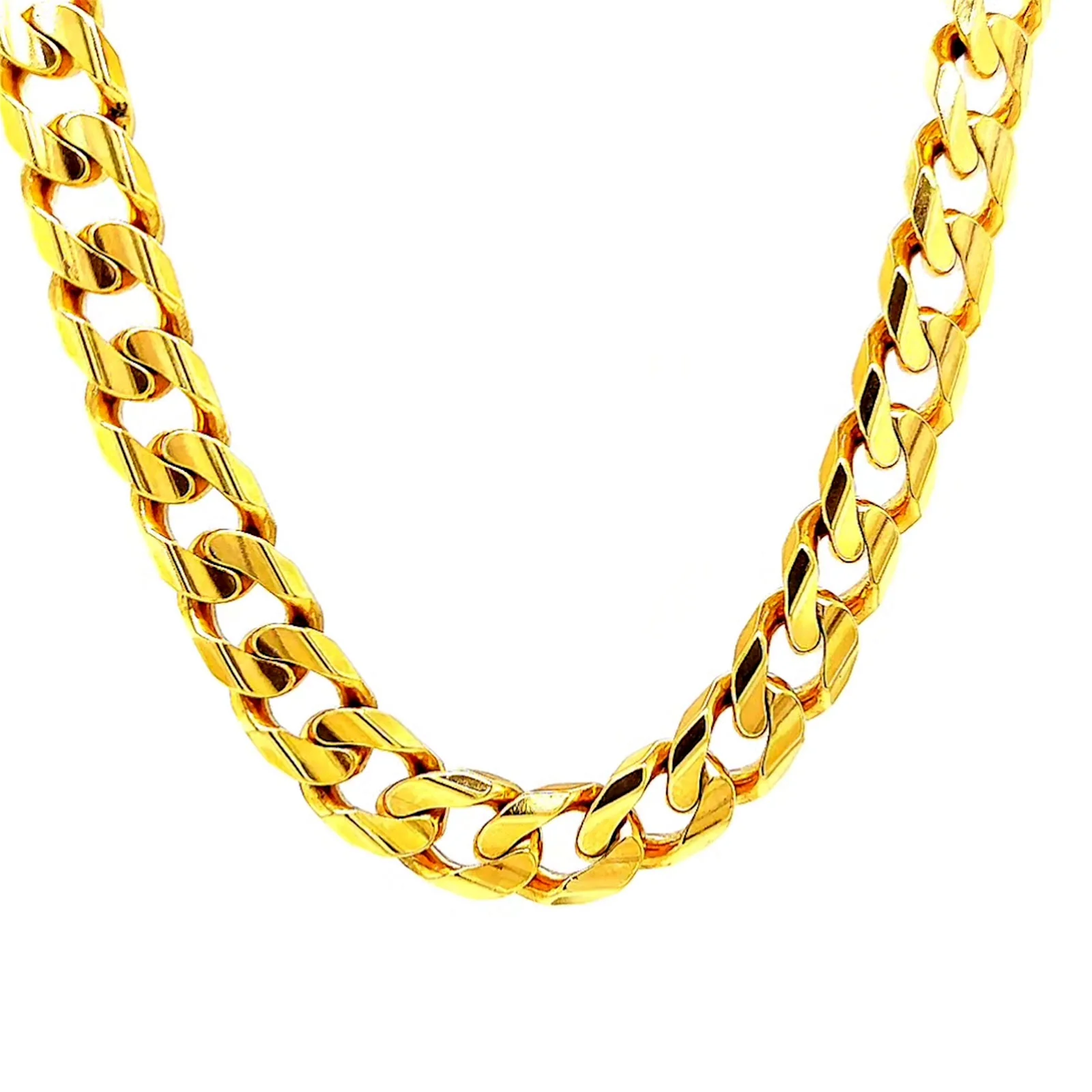 9ct Yellow Gold 55cm Curb Chain - Image 39