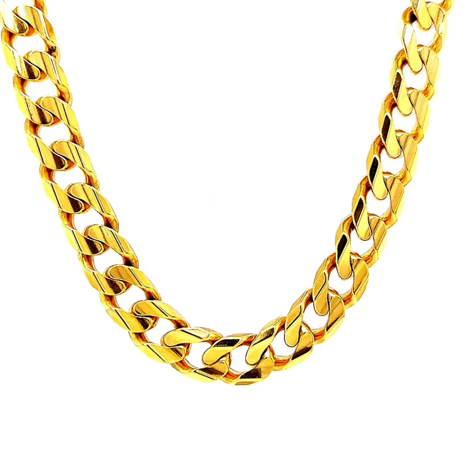 9ct Yellow Gold 55cm Curb Chain - Image 40