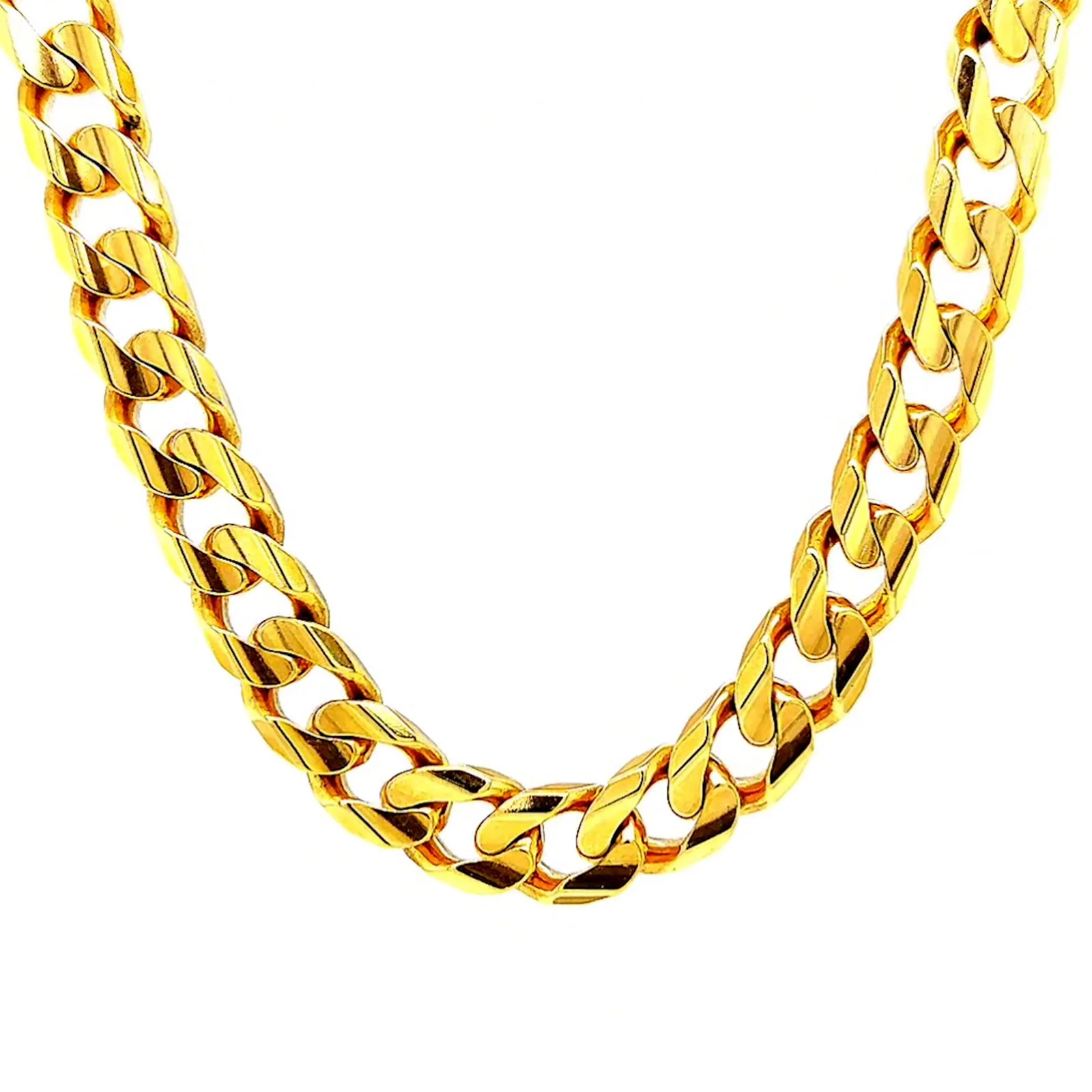 9ct Yellow Gold 55cm Curb Chain - Image 41