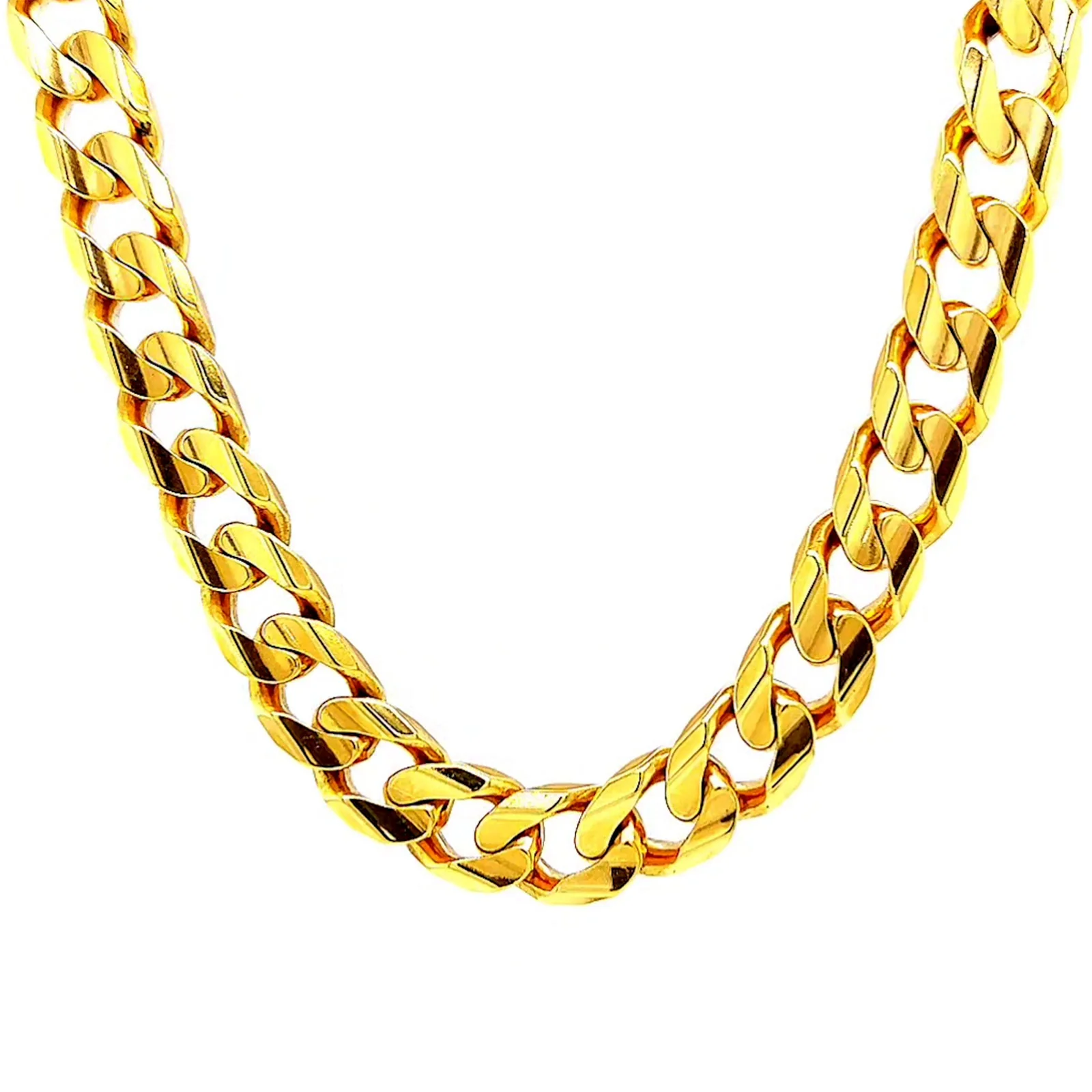 9ct Yellow Gold 55cm Curb Chain - Image 42