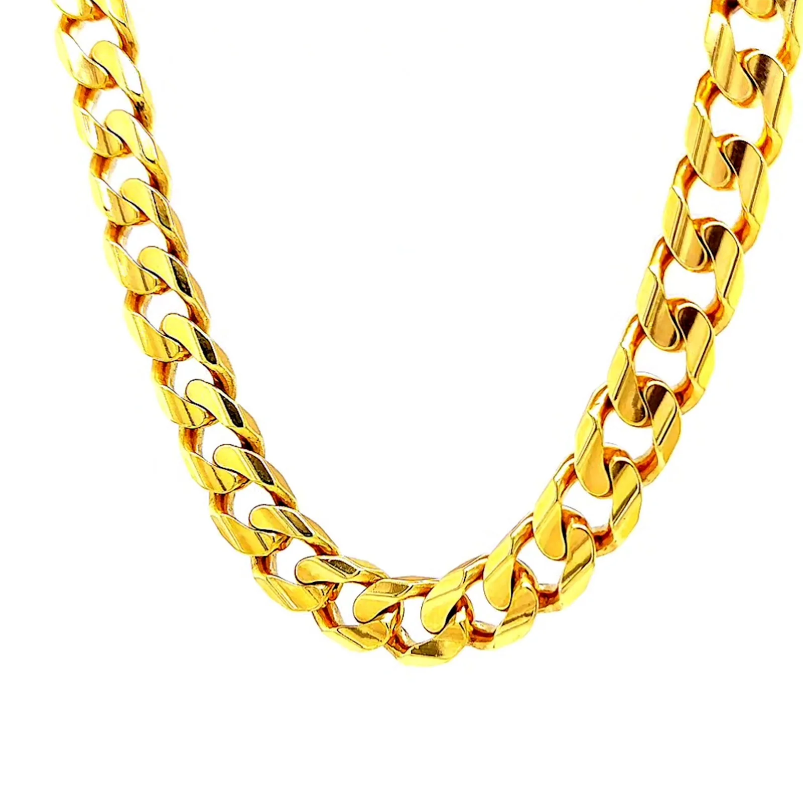9ct Yellow Gold 55cm Curb Chain - Image 45
