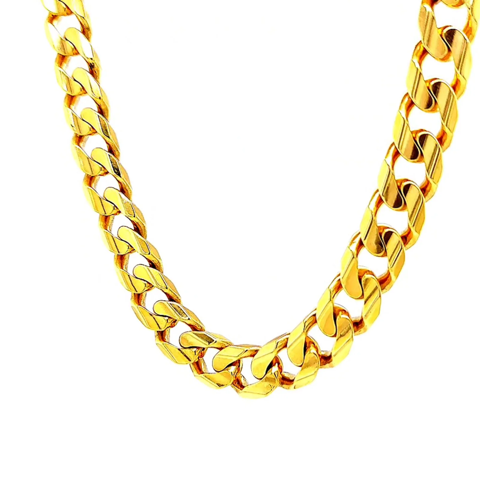 9ct Yellow Gold 55cm Curb Chain - Image 46