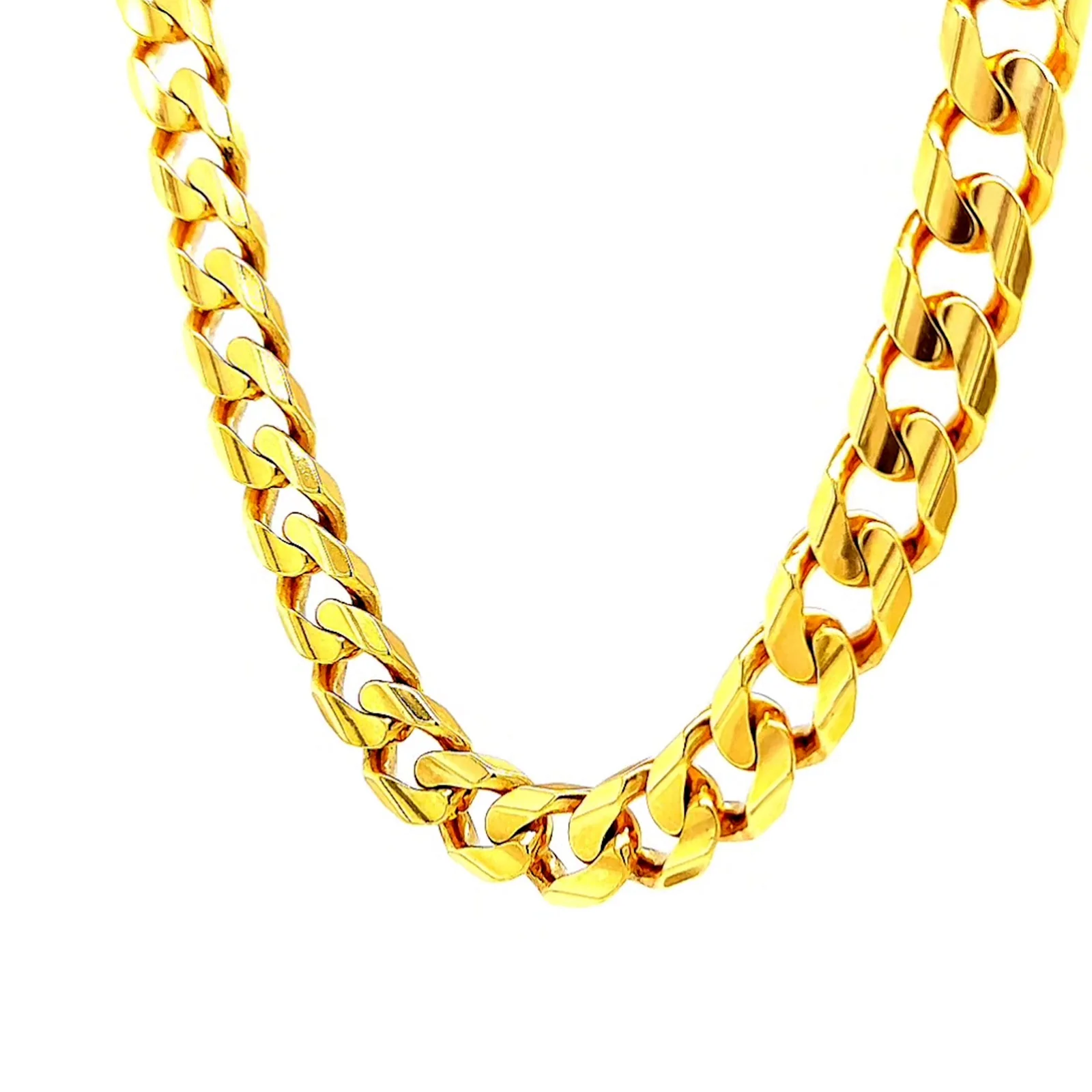 9ct Yellow Gold 55cm Curb Chain - Image 47
