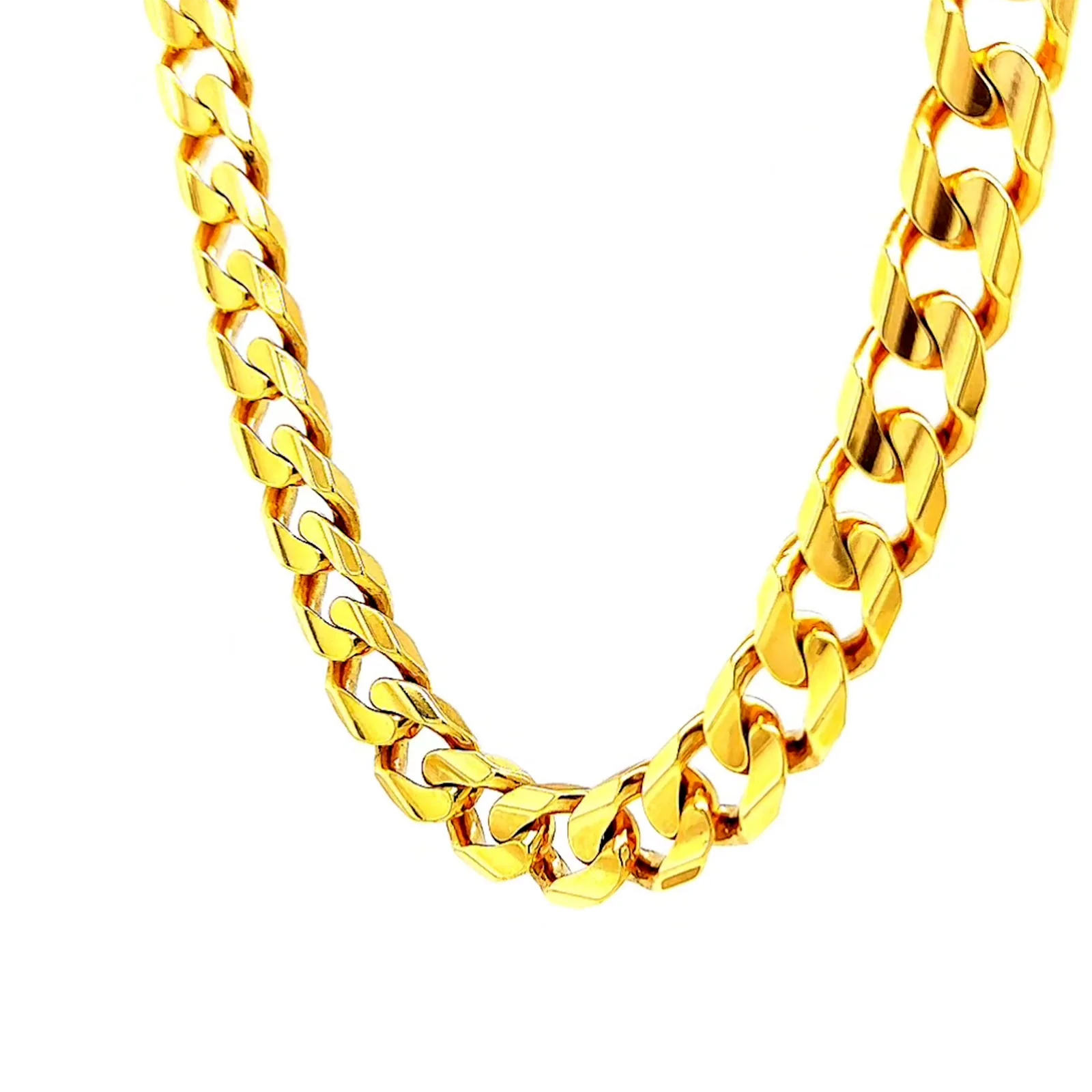 9ct Yellow Gold 55cm Curb Chain - Image 48