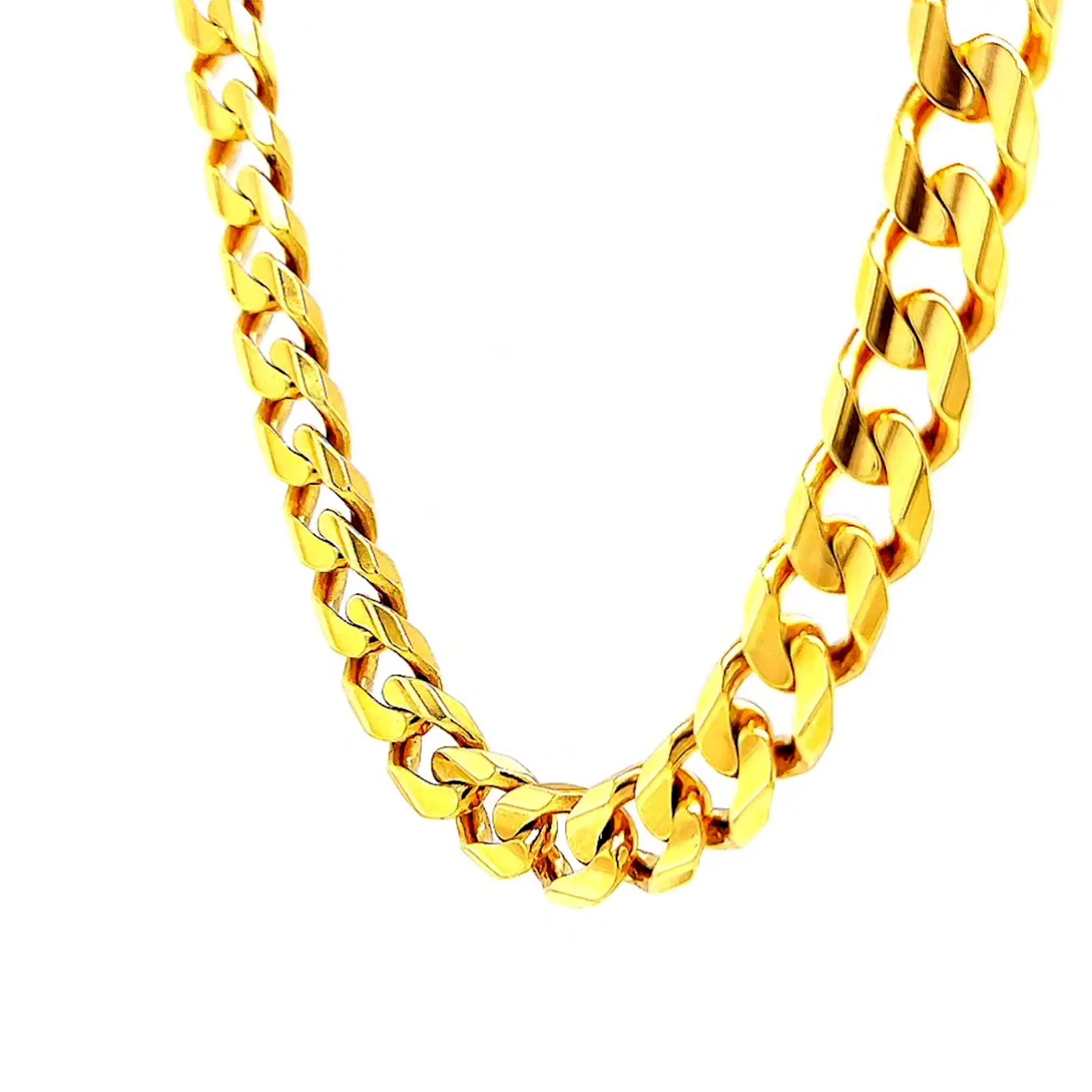9ct Yellow Gold 55cm Curb Chain - Image 49