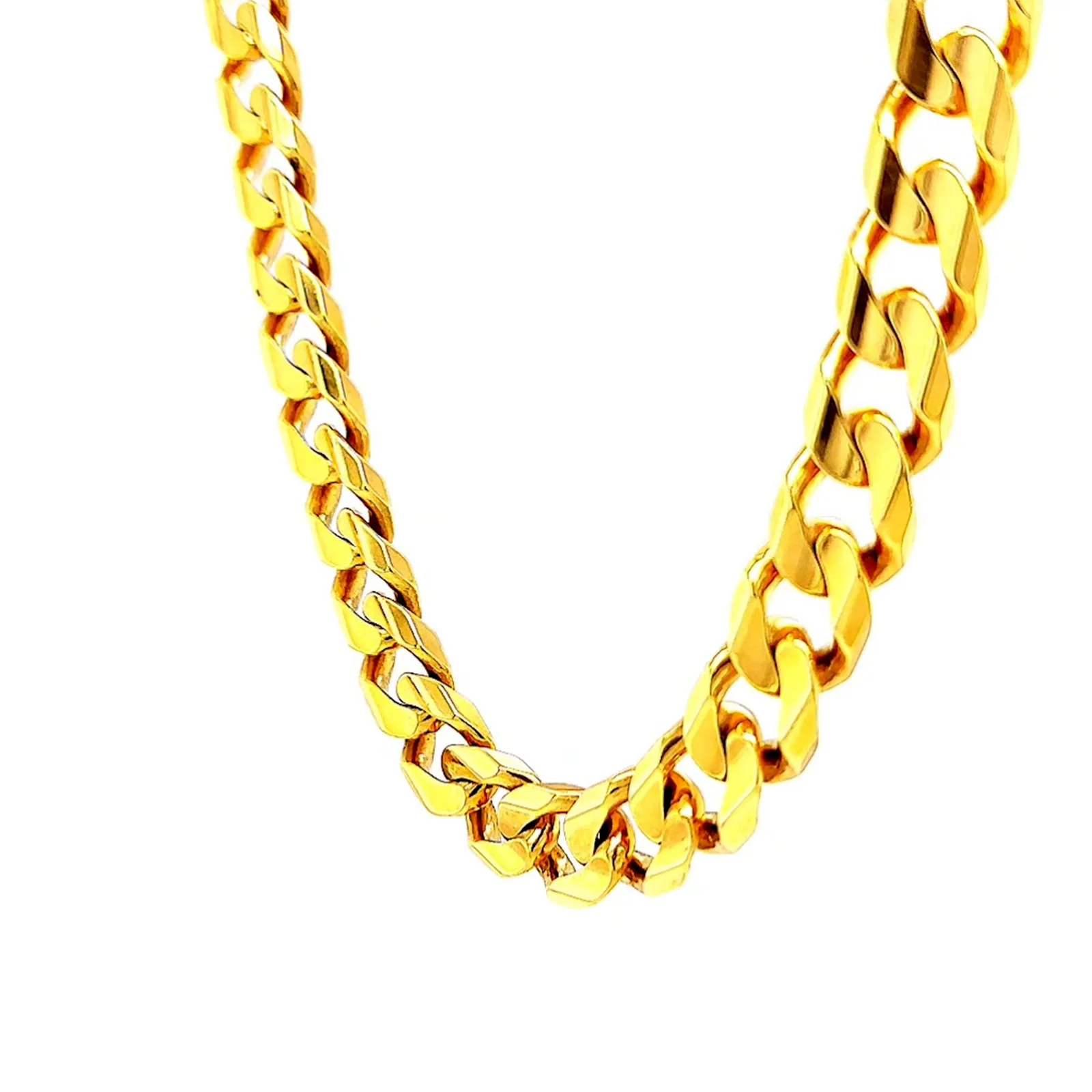 9ct Yellow Gold 55cm Curb Chain - Image 50