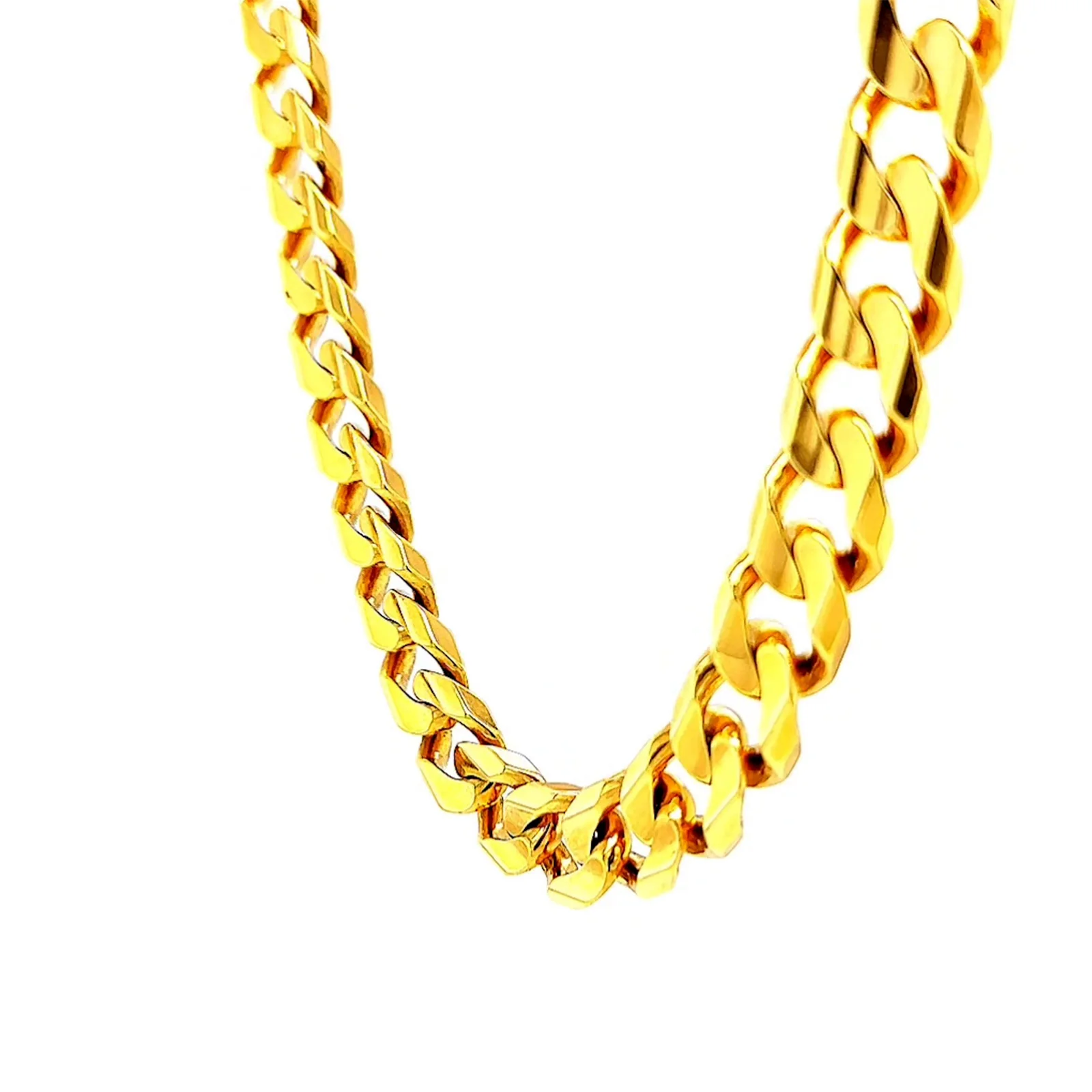 9ct Yellow Gold 55cm Curb Chain - Image 51