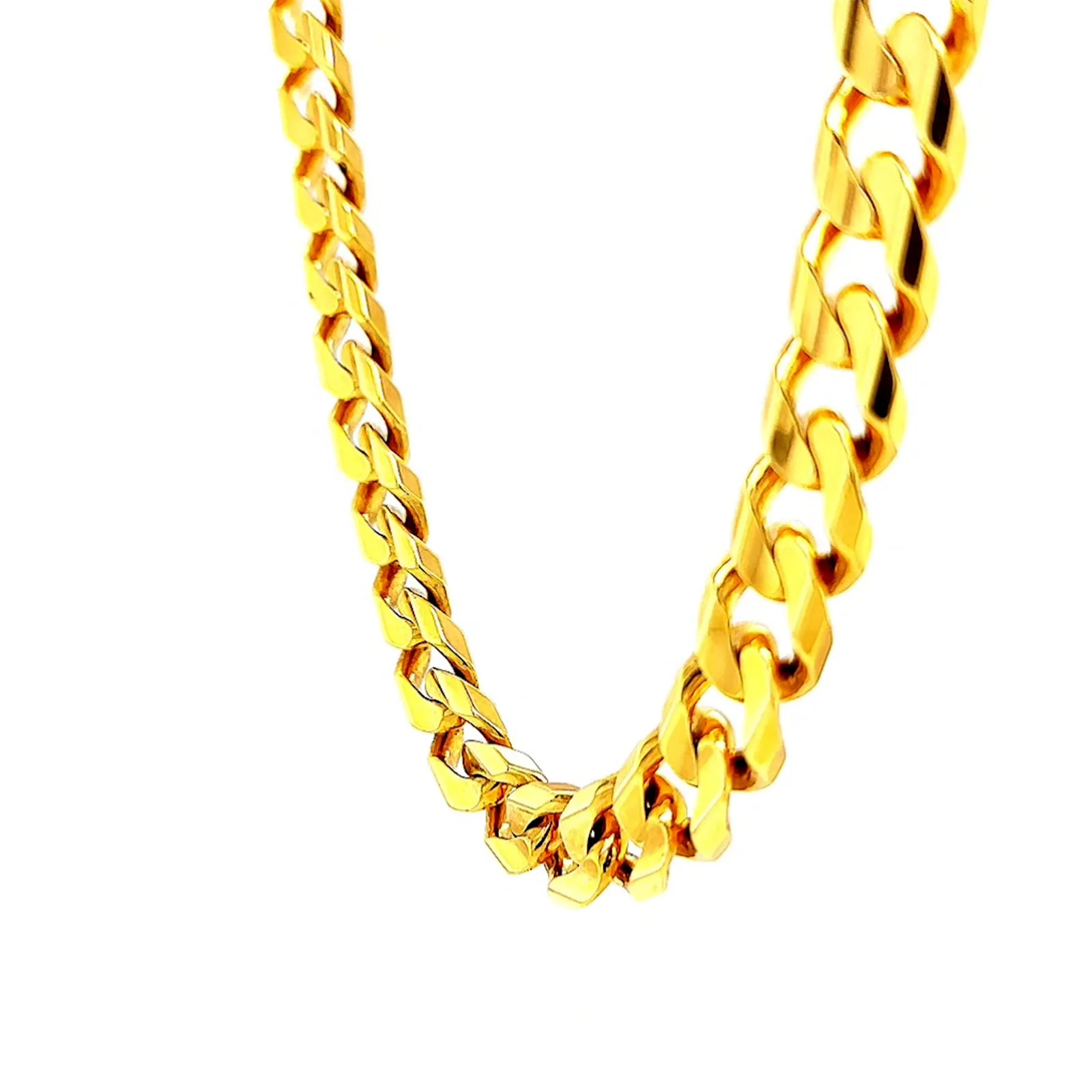 9ct Yellow Gold 55cm Curb Chain - Image 52