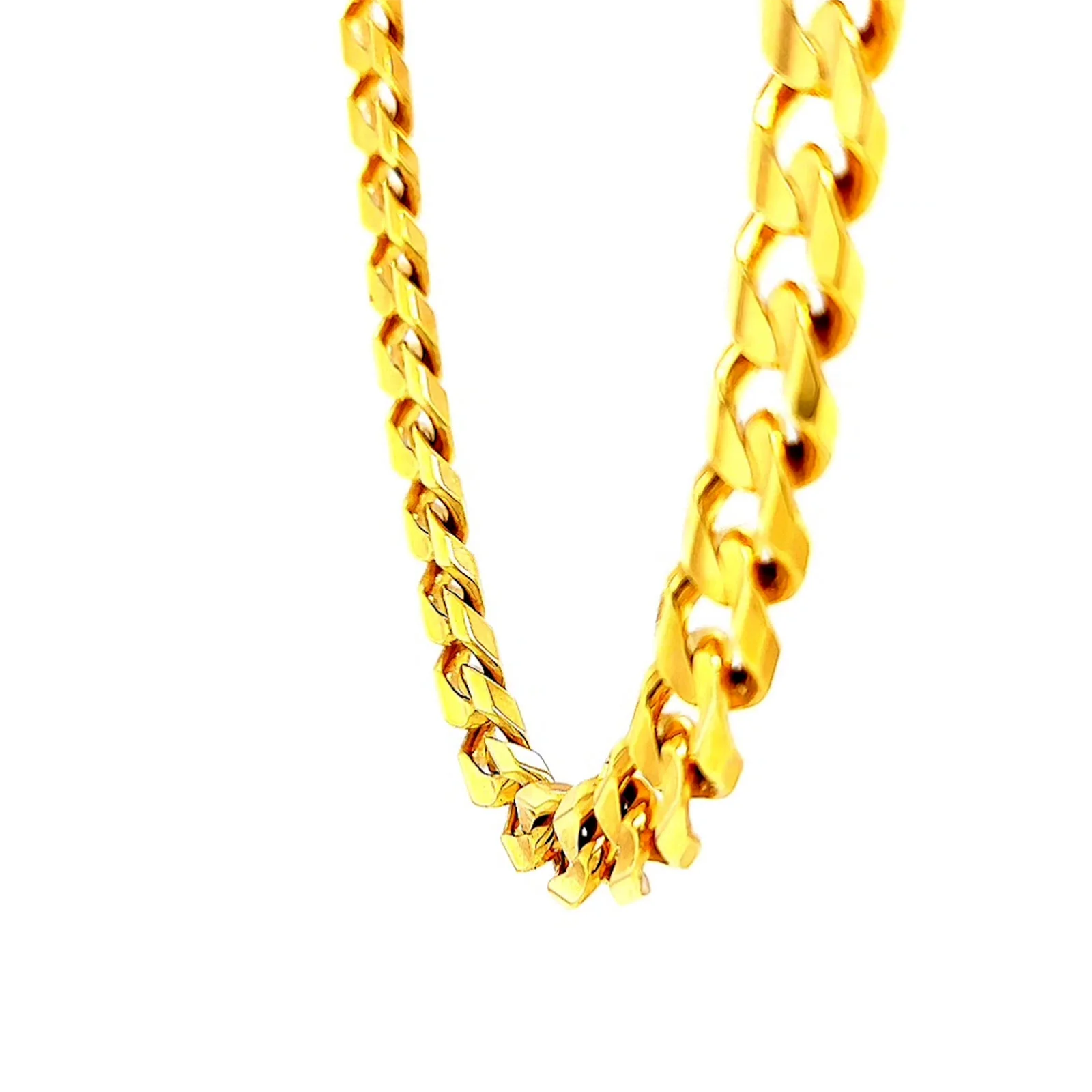 9ct Yellow Gold 55cm Curb Chain - Image 54