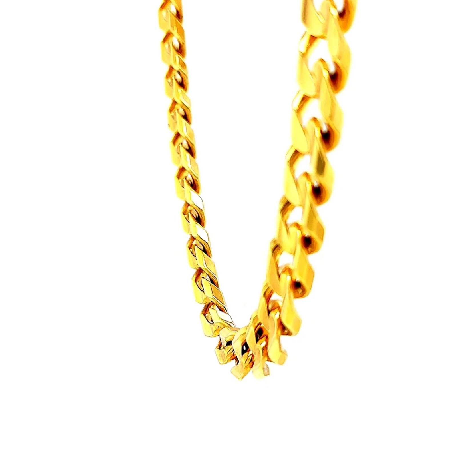 9ct Yellow Gold 55cm Curb Chain - Image 55