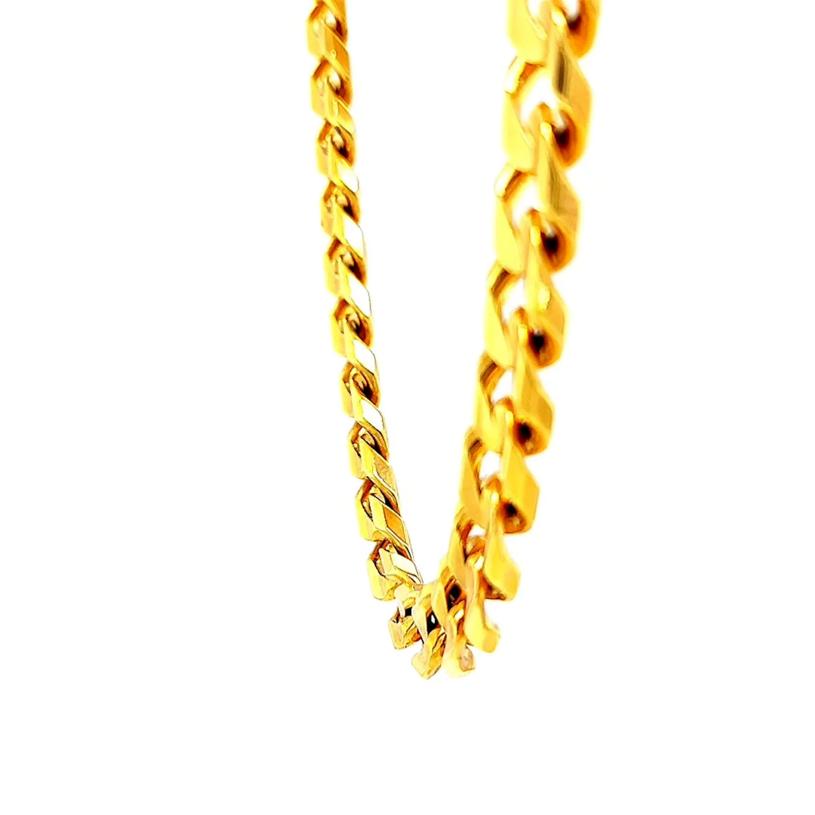 9ct Yellow Gold 55cm Curb Chain - Image 56