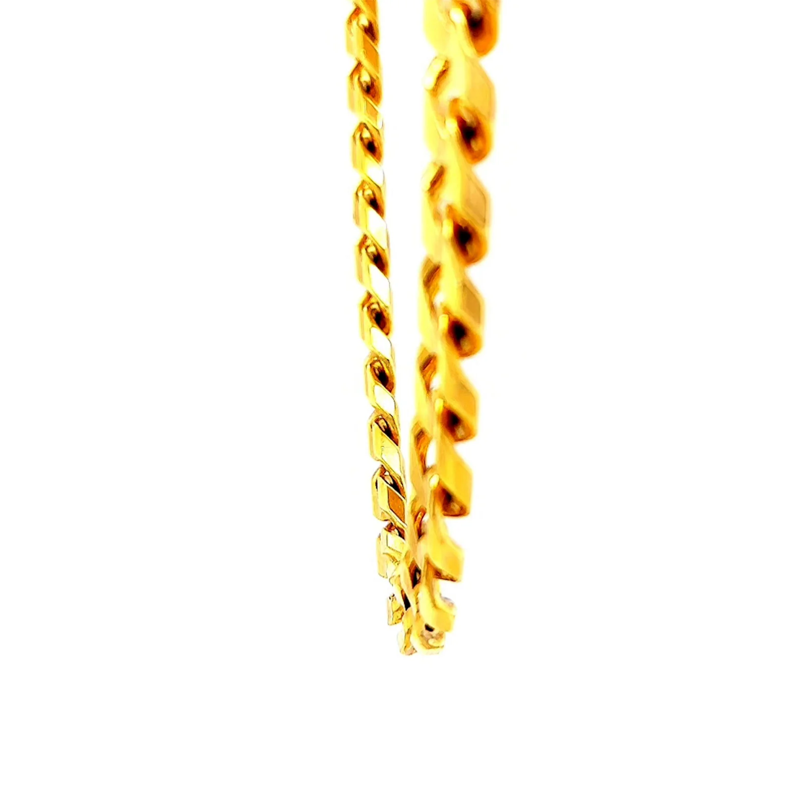 9ct Yellow Gold 55cm Curb Chain - Image 58