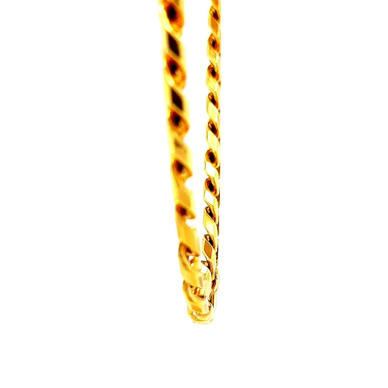 9ct Yellow Gold 55cm Curb Chain - Image 61