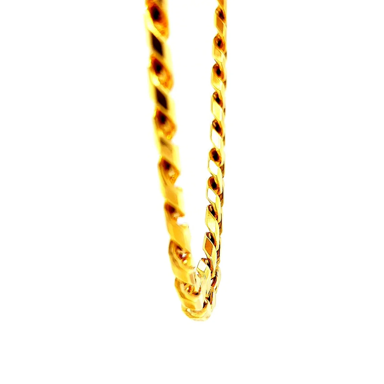 9ct Yellow Gold 55cm Curb Chain - Image 62