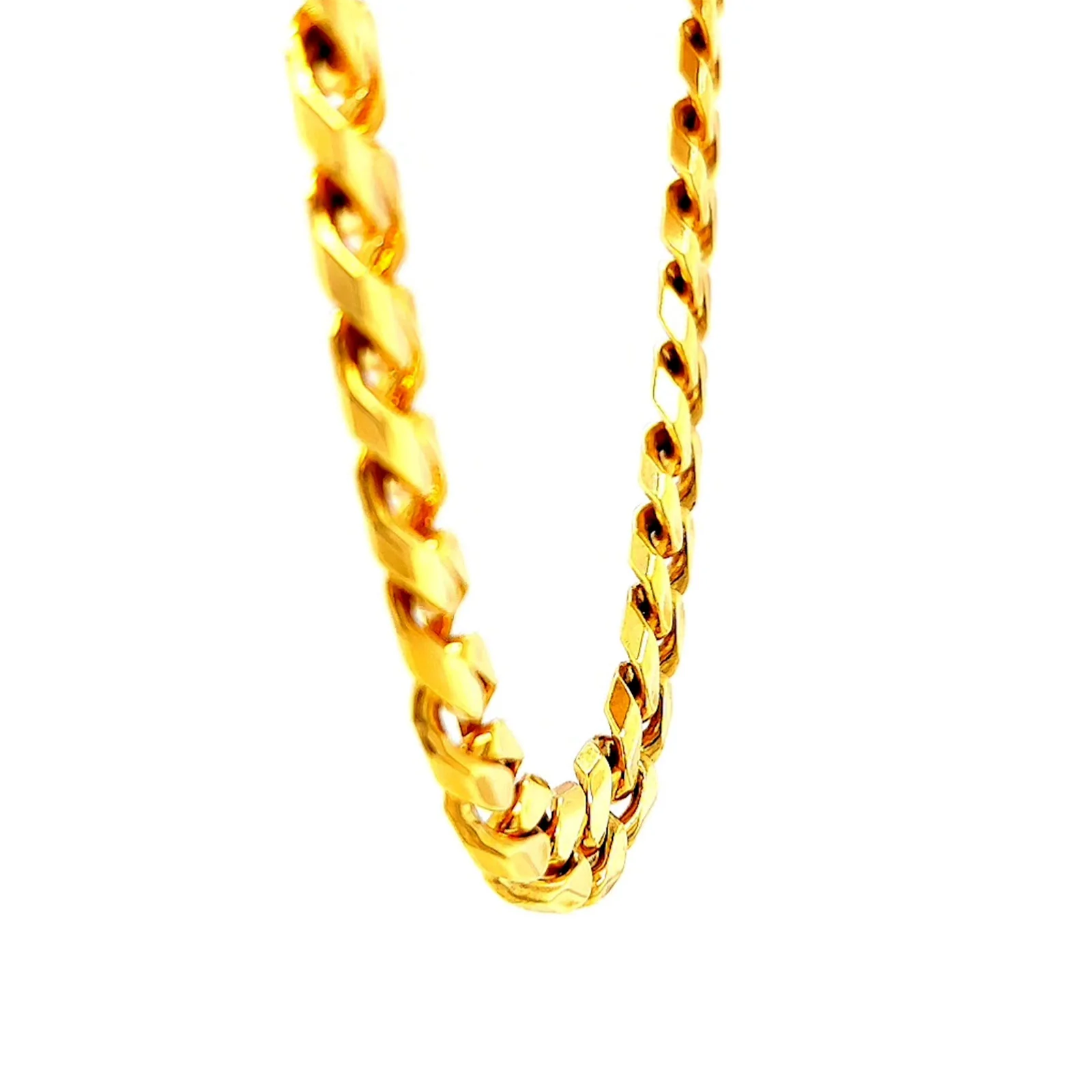 9ct Yellow Gold 55cm Curb Chain - Image 64
