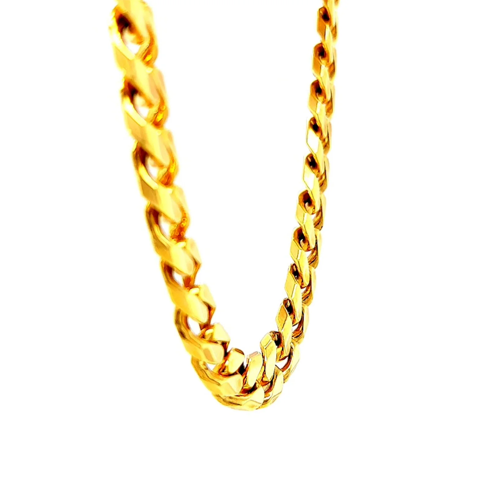 9ct Yellow Gold 55cm Curb Chain - Image 65