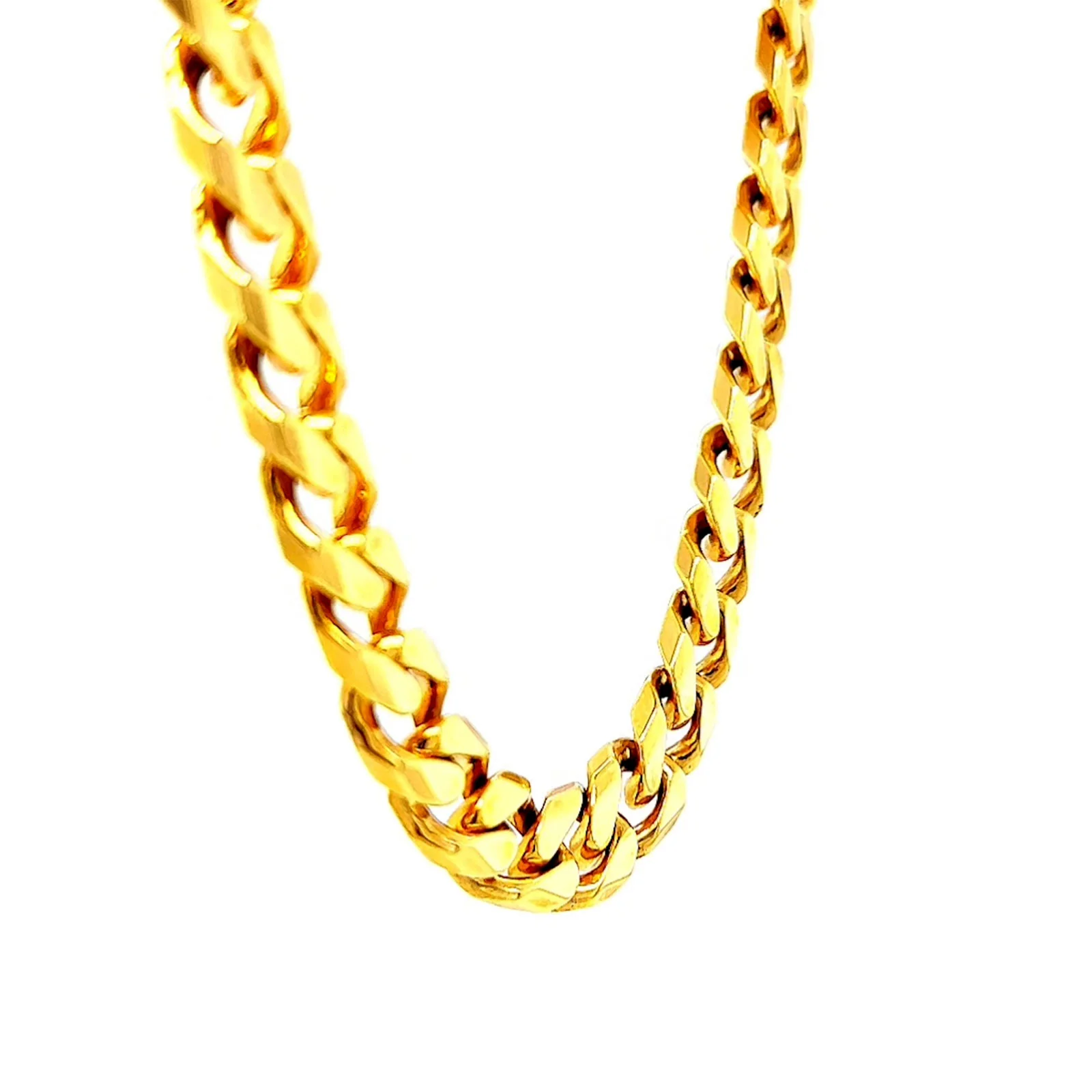9ct Yellow Gold 55cm Curb Chain - Image 67