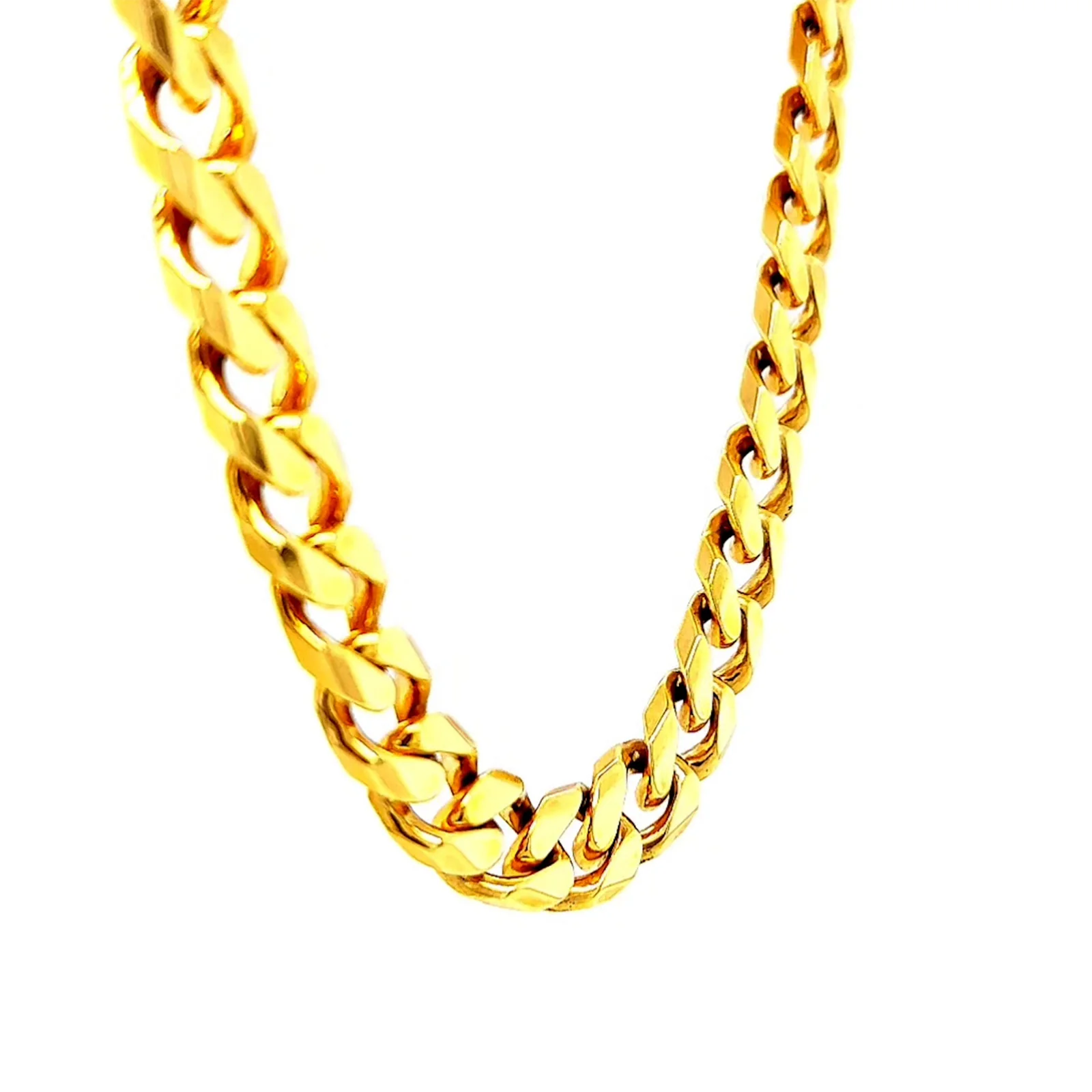 9ct Yellow Gold 55cm Curb Chain - Image 68