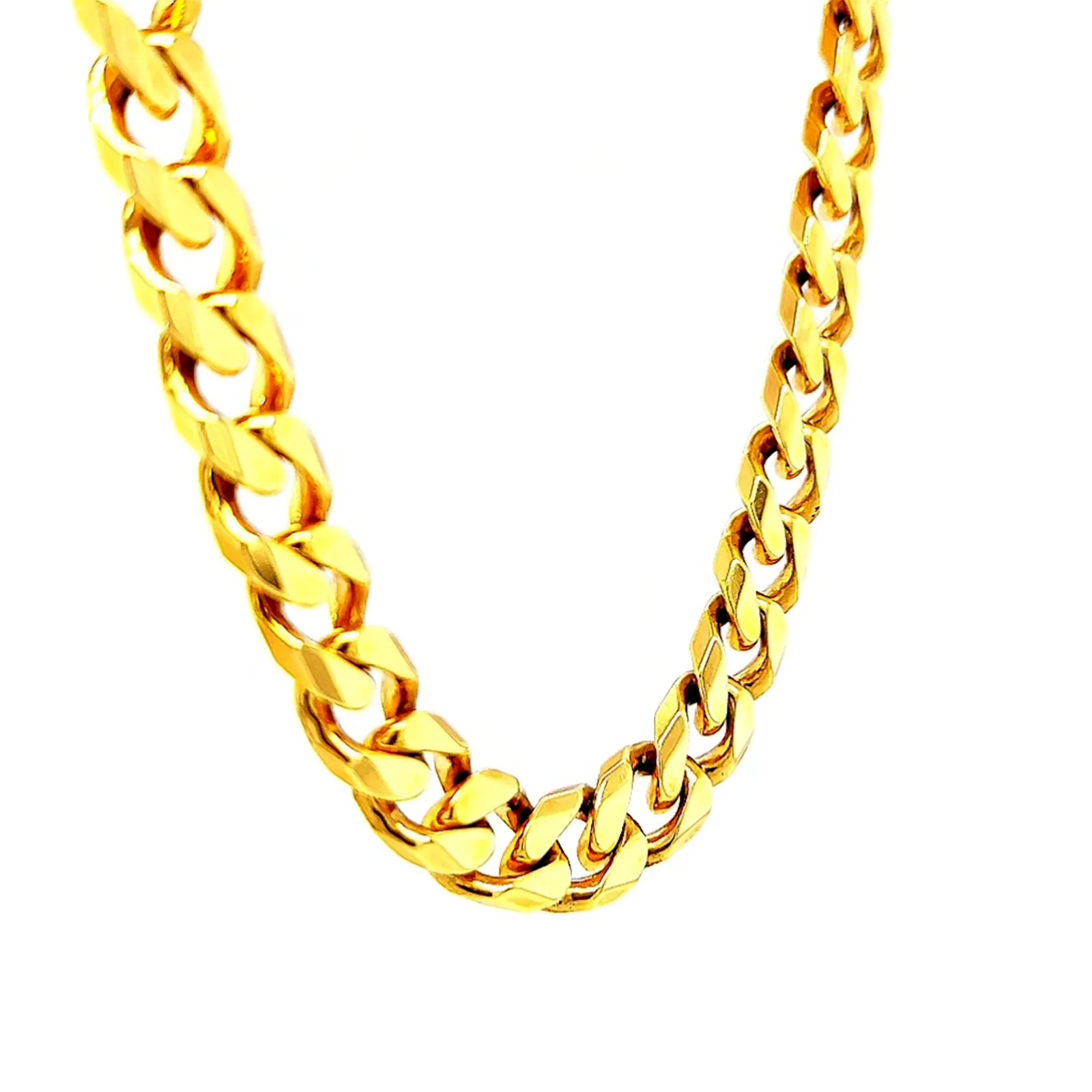 9ct Yellow Gold 55cm Curb Chain - Image 69