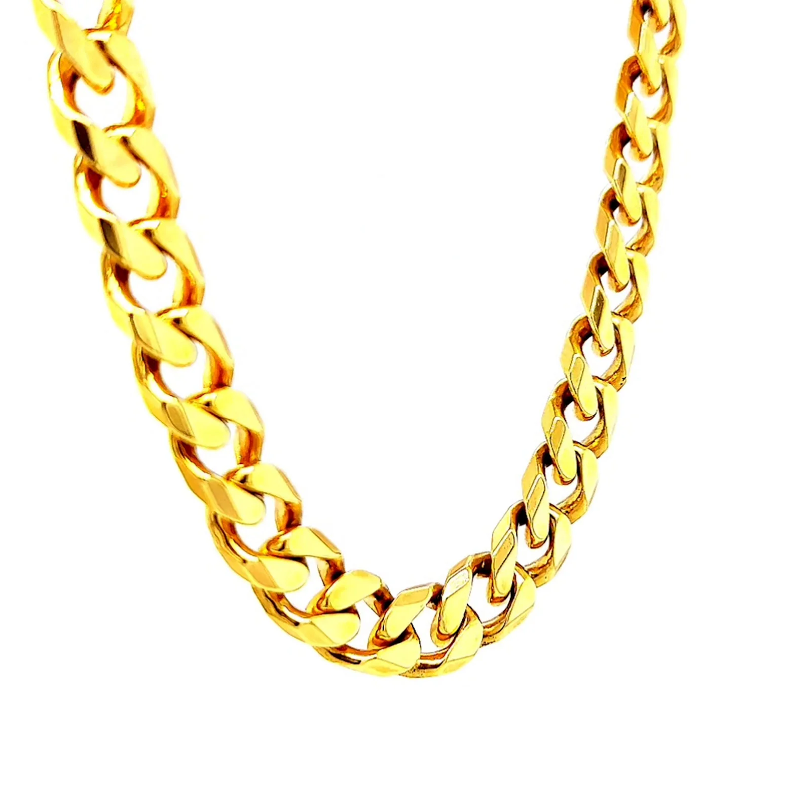 9ct Yellow Gold 55cm Curb Chain - Image 70