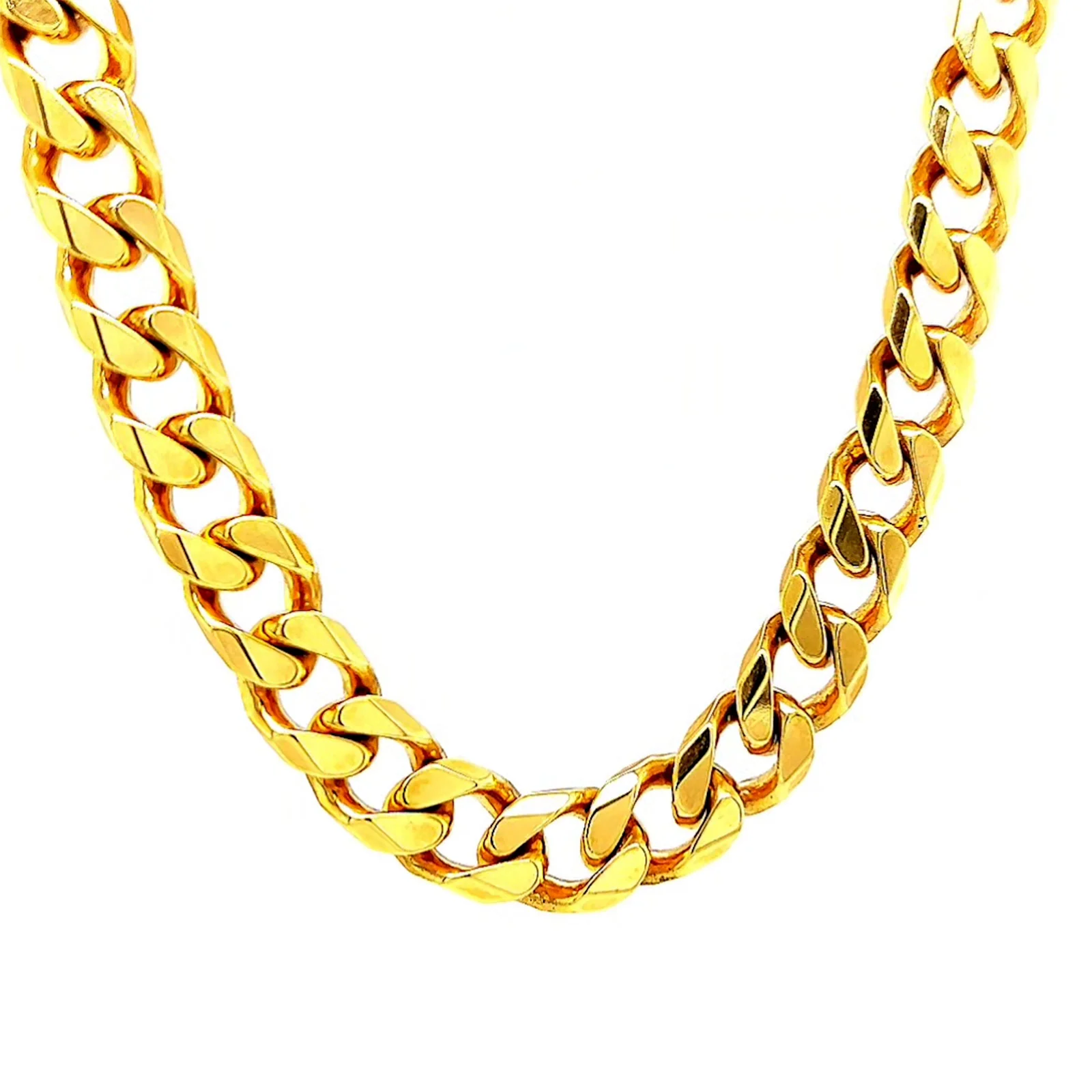 9ct Yellow Gold 55cm Curb Chain - Image 75