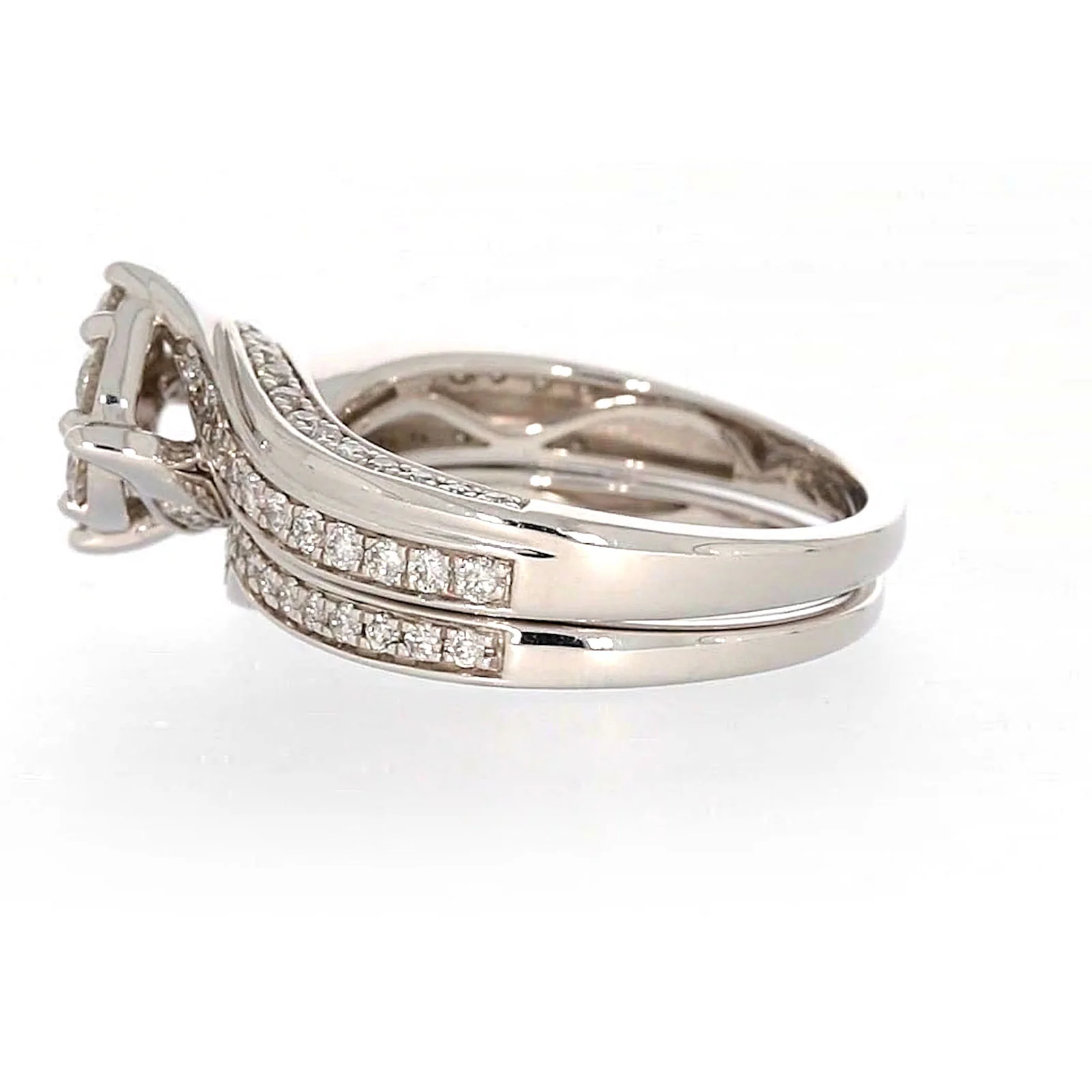 9ct White Gold Round Brilliant Cut with 1 CARAT tw of Diamonds Ring - Image 21