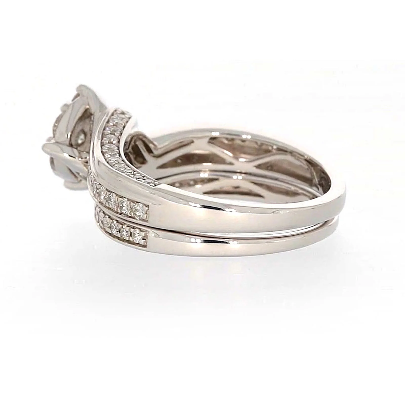 9ct White Gold Round Brilliant Cut with 1 CARAT tw of Diamonds Ring - Image 26