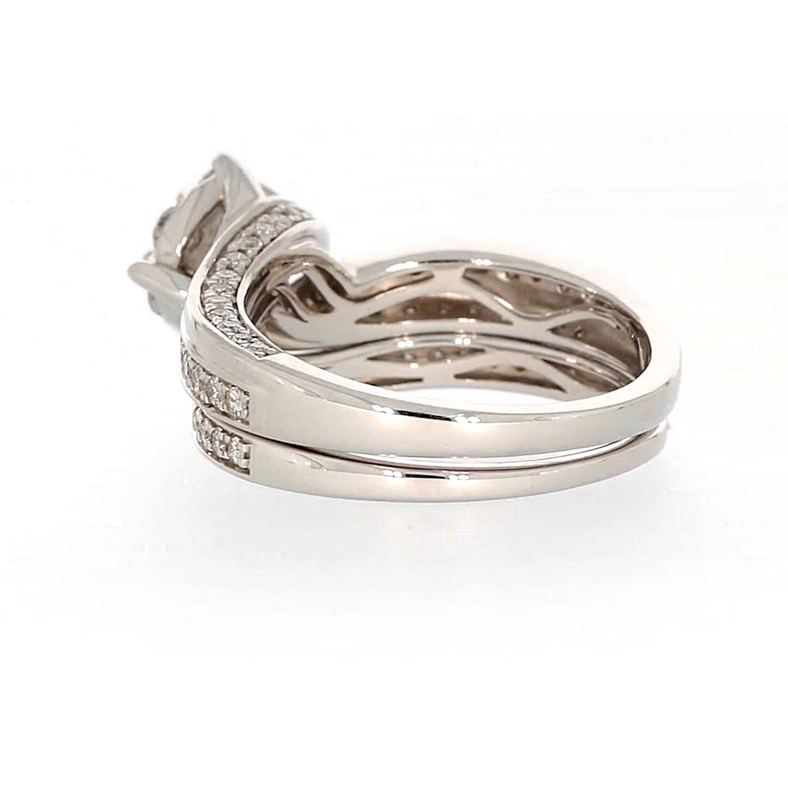 9ct White Gold Round Brilliant Cut with 1 CARAT tw of Diamonds Ring - Image 29
