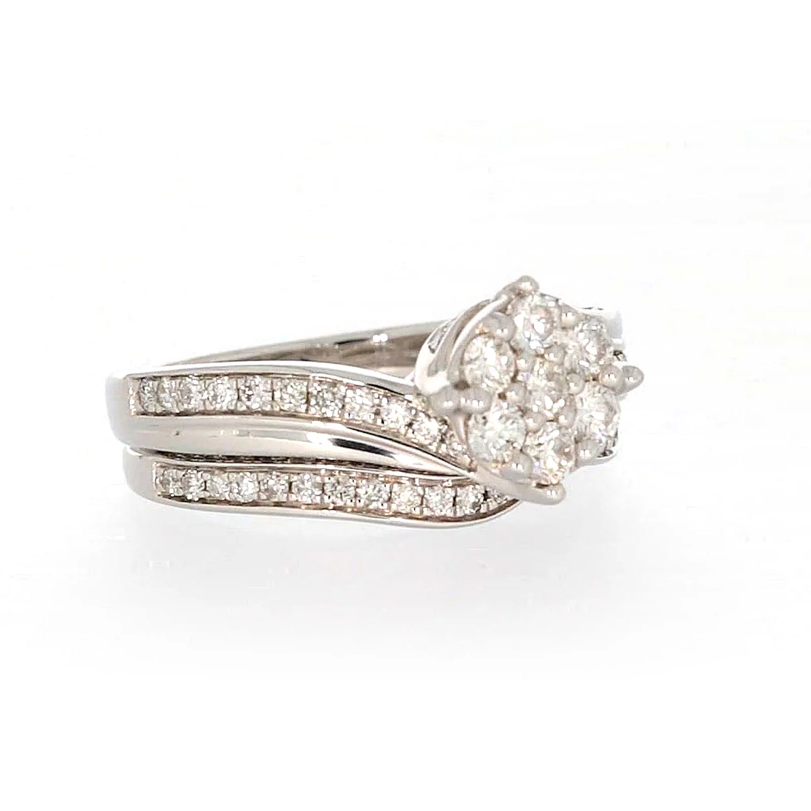 9ct White Gold Round Brilliant Cut with 1 CARAT tw of Diamonds Ring - Image 68