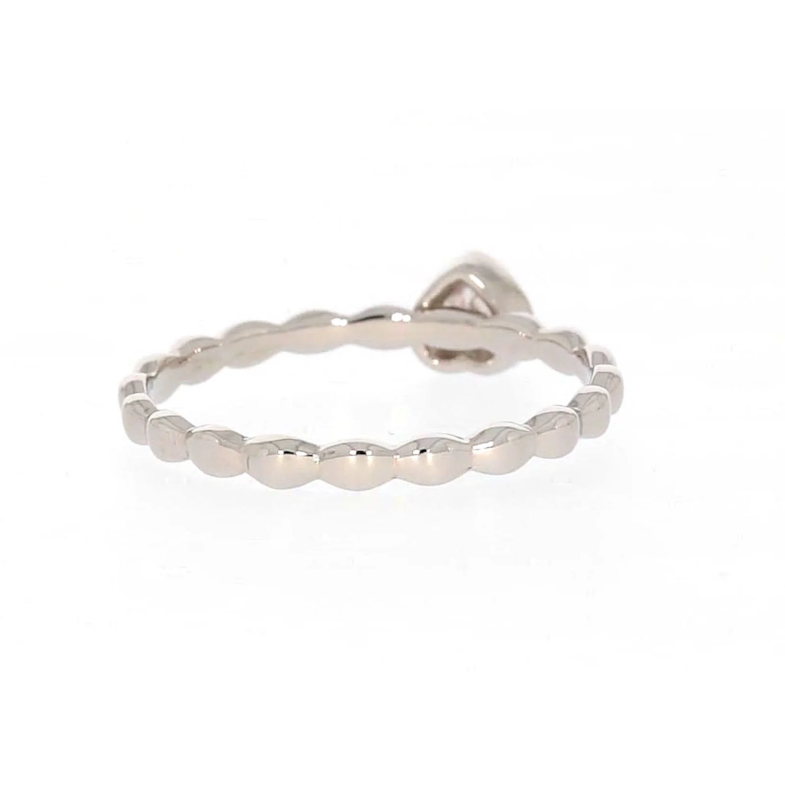 Sterling Silver Cubic Zirconia and Heart Stacker Ring - Image 42
