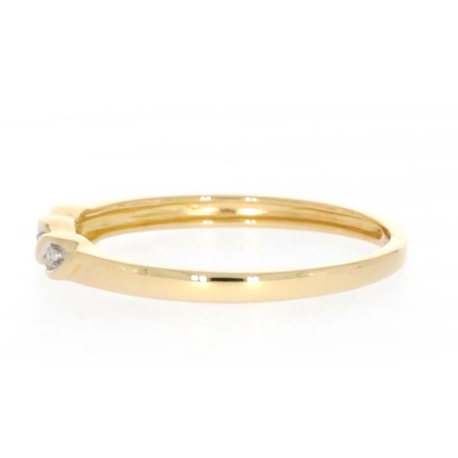 9ct Yellow Gold & Diamond Set Twist Ring - Image 20