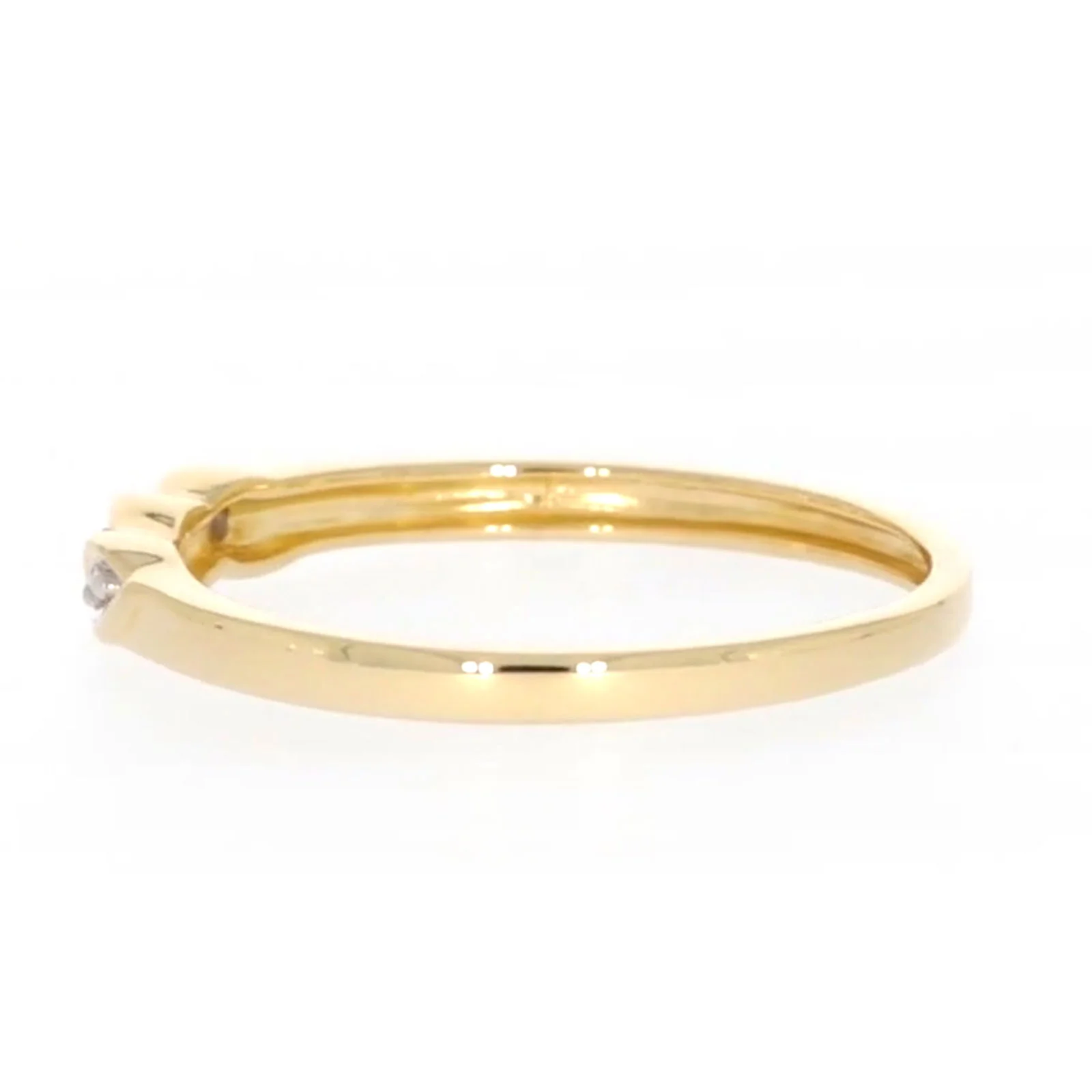9ct Yellow Gold & Diamond Set Twist Ring - Image 23