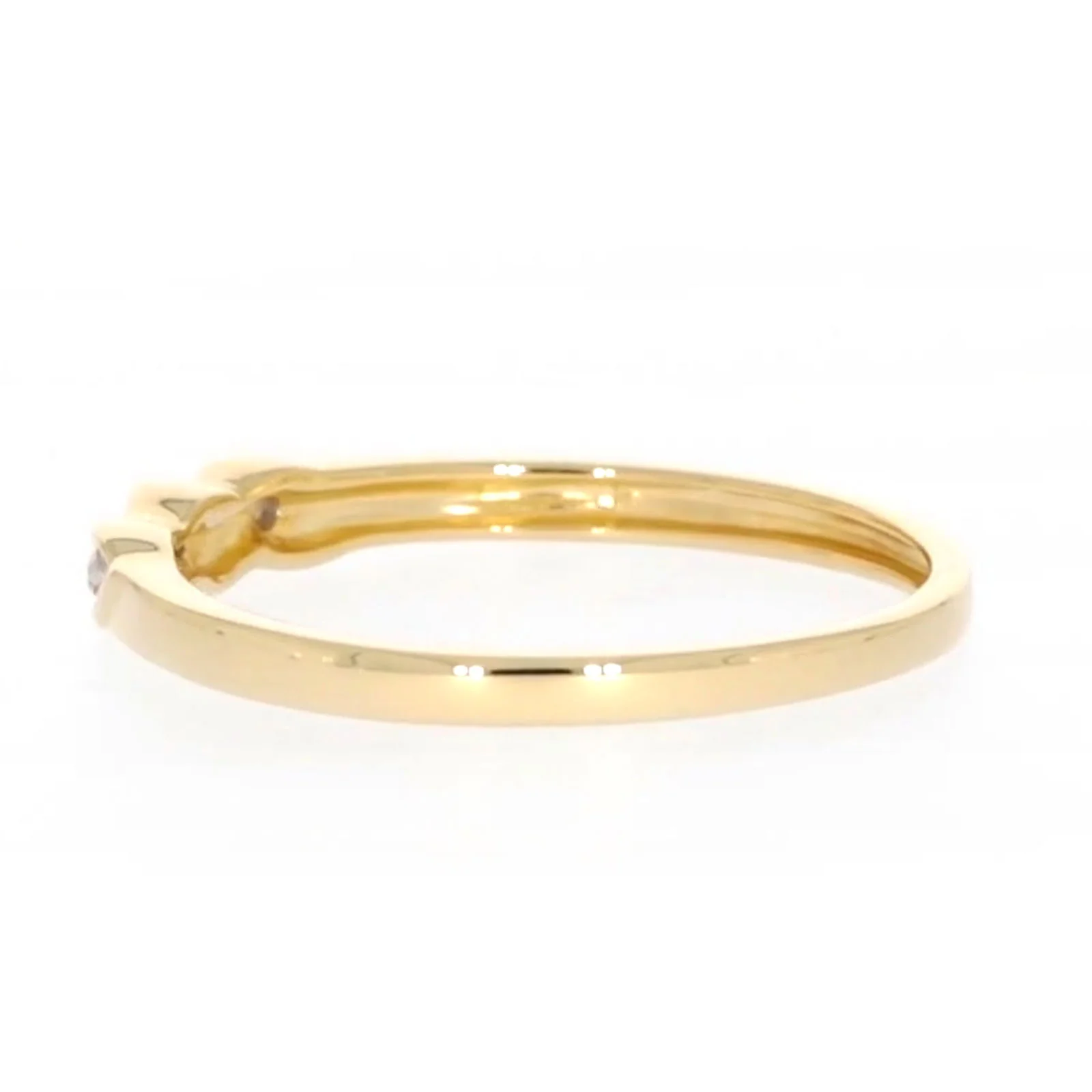 9ct Yellow Gold & Diamond Set Twist Ring - Image 25