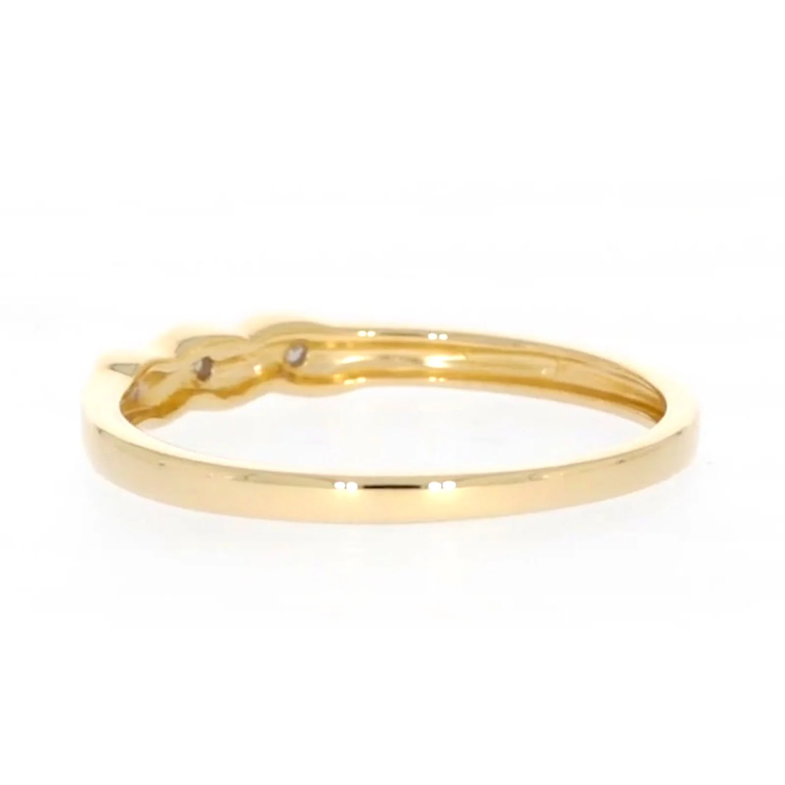 9ct Yellow Gold & Diamond Set Twist Ring - Image 30