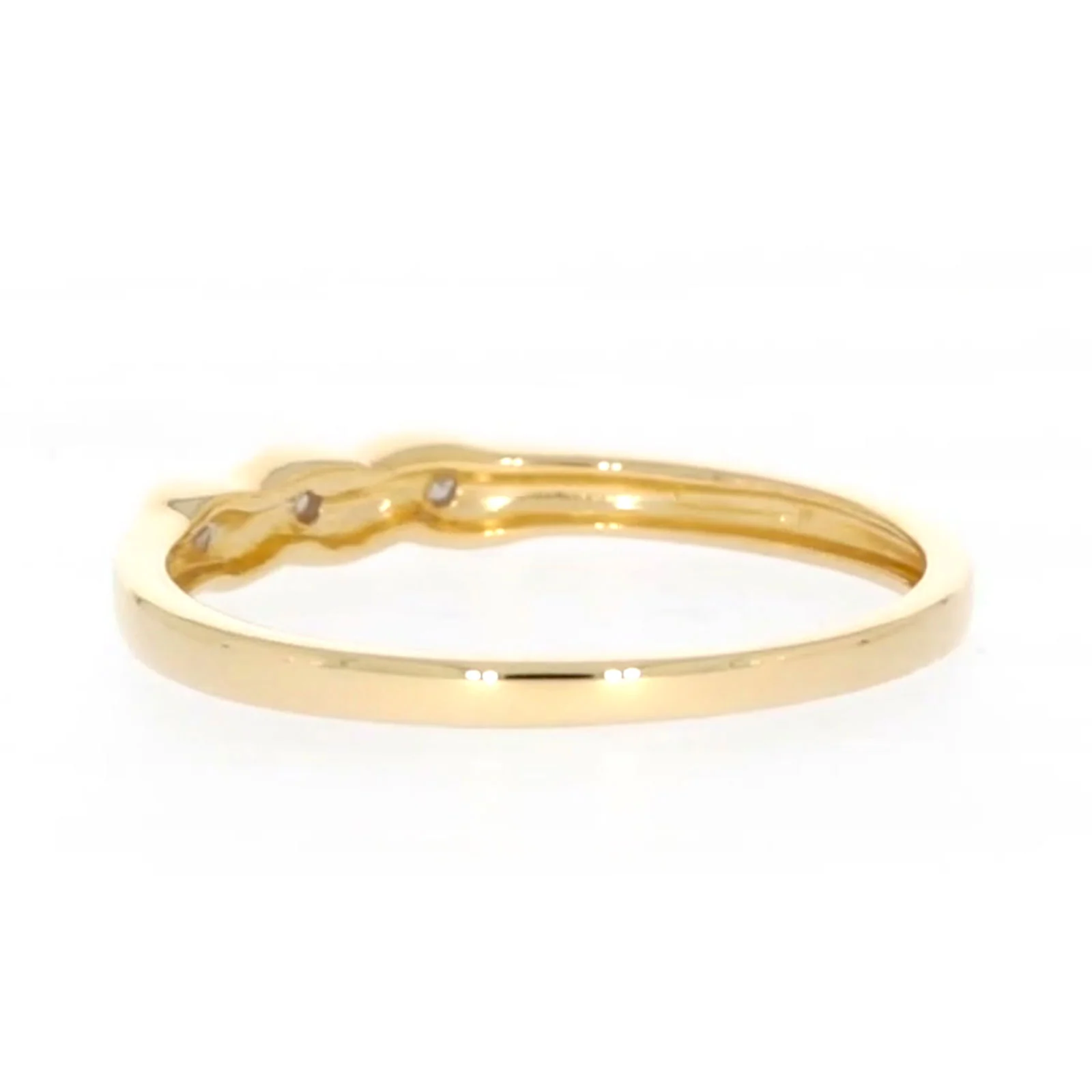 9ct Yellow Gold & Diamond Set Twist Ring - Image 31