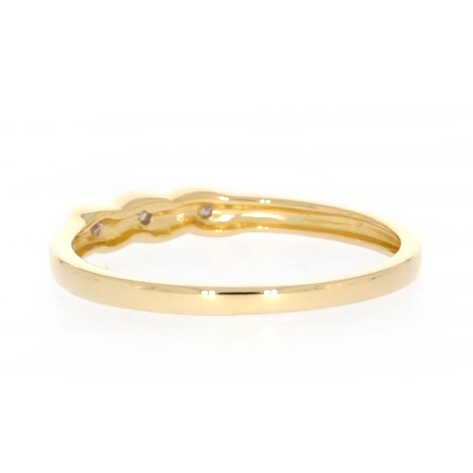 9ct Yellow Gold & Diamond Set Twist Ring - Image 32