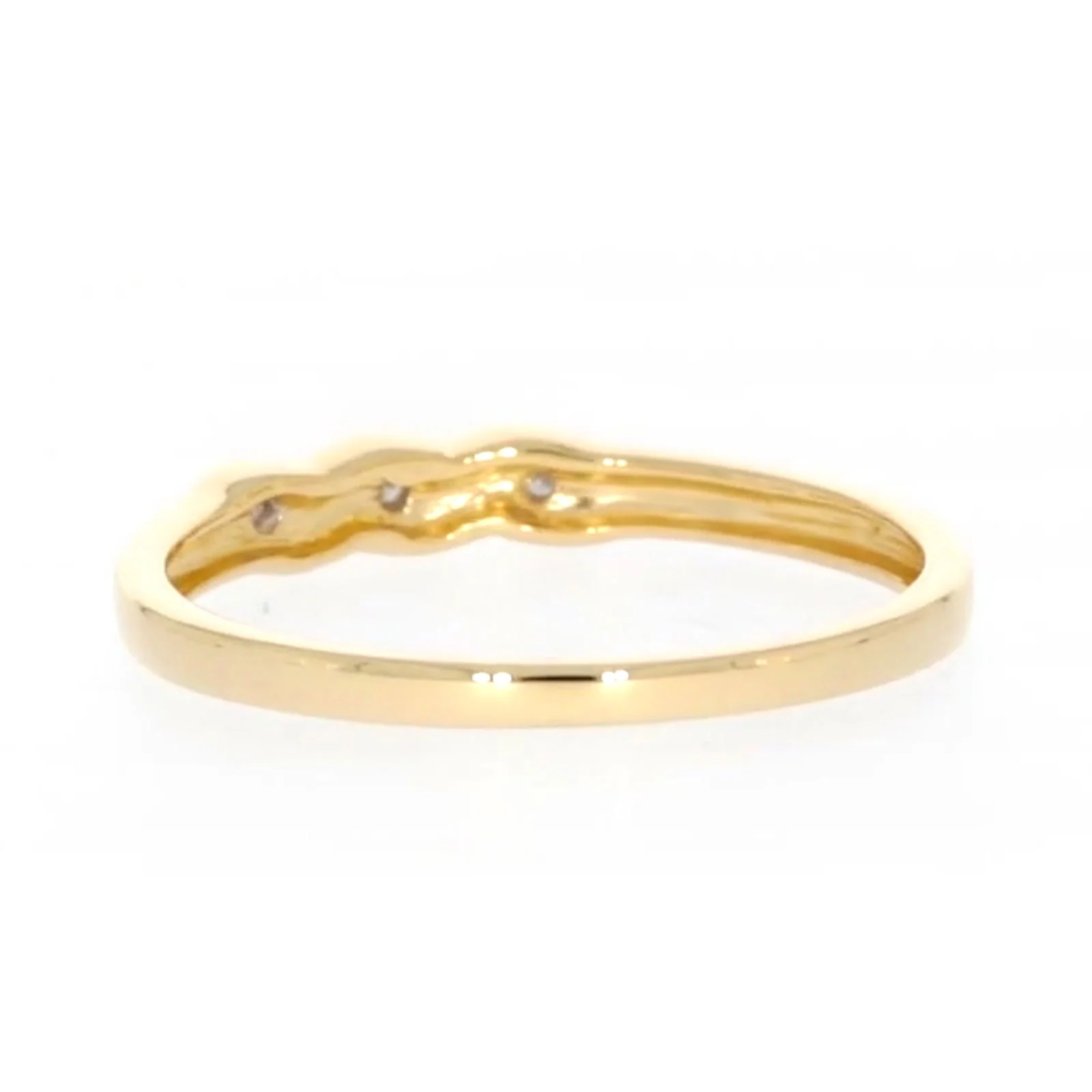 9ct Yellow Gold & Diamond Set Twist Ring - Image 34