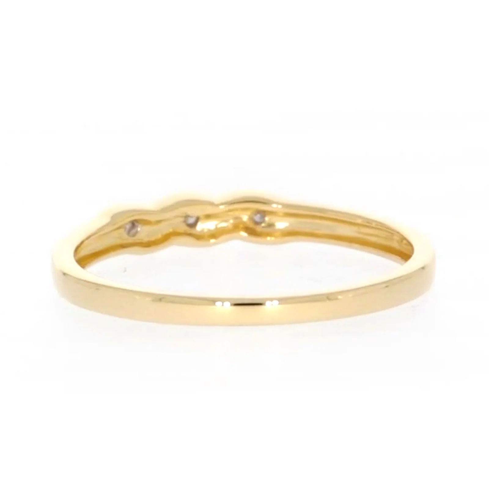 9ct Yellow Gold & Diamond Set Twist Ring - Image 35