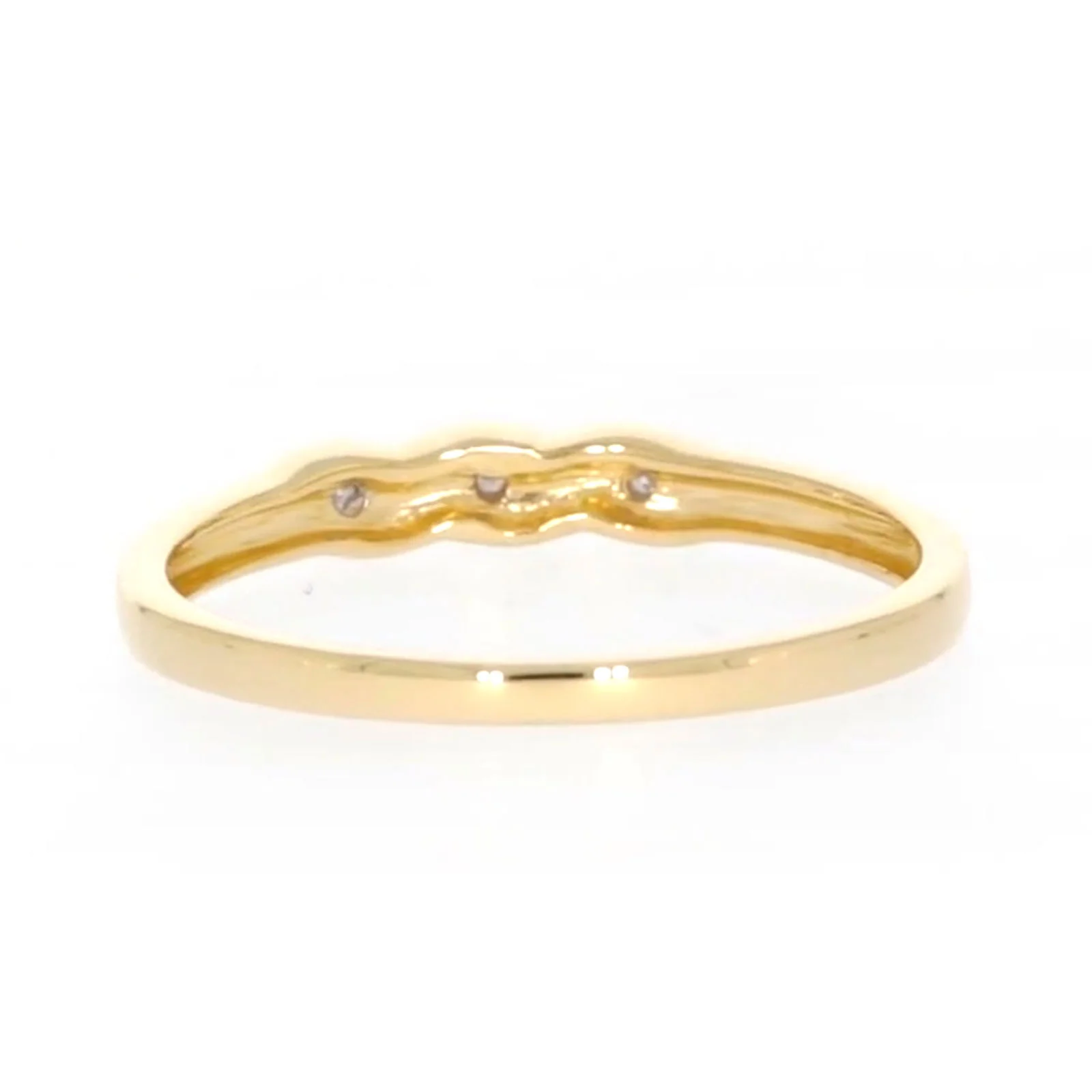 9ct Yellow Gold & Diamond Set Twist Ring - Image 37