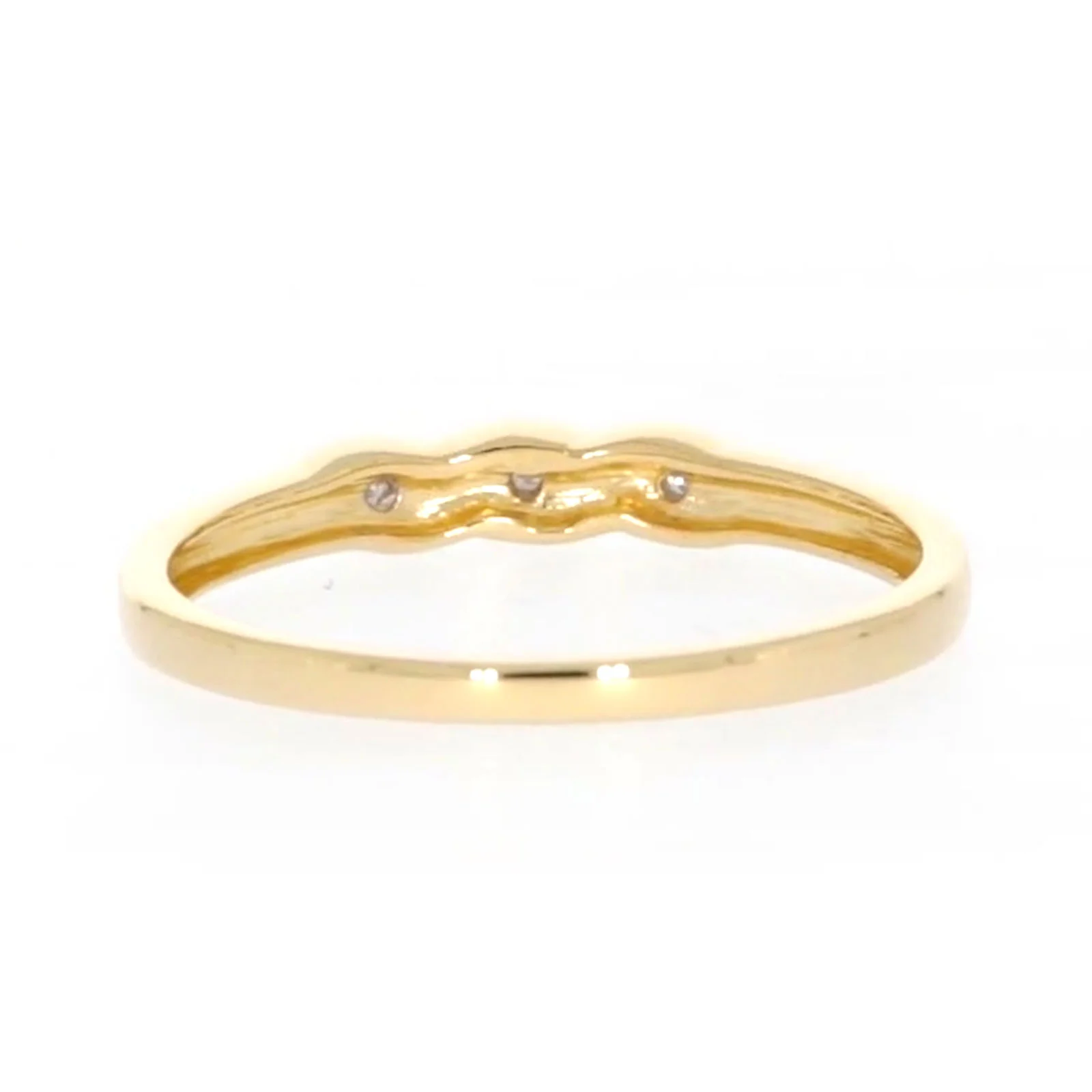 9ct Yellow Gold & Diamond Set Twist Ring - Image 38