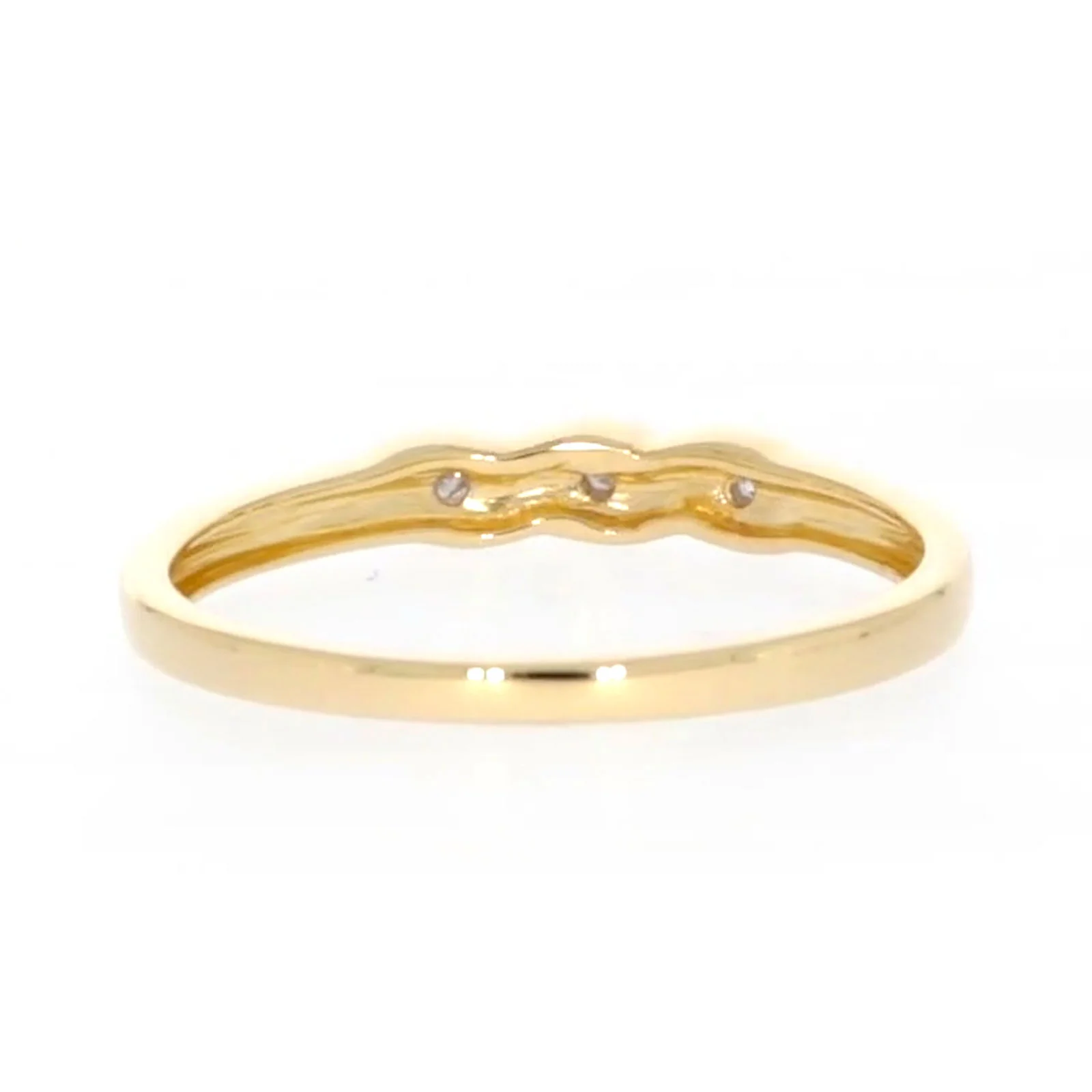 9ct Yellow Gold & Diamond Set Twist Ring - Image 40