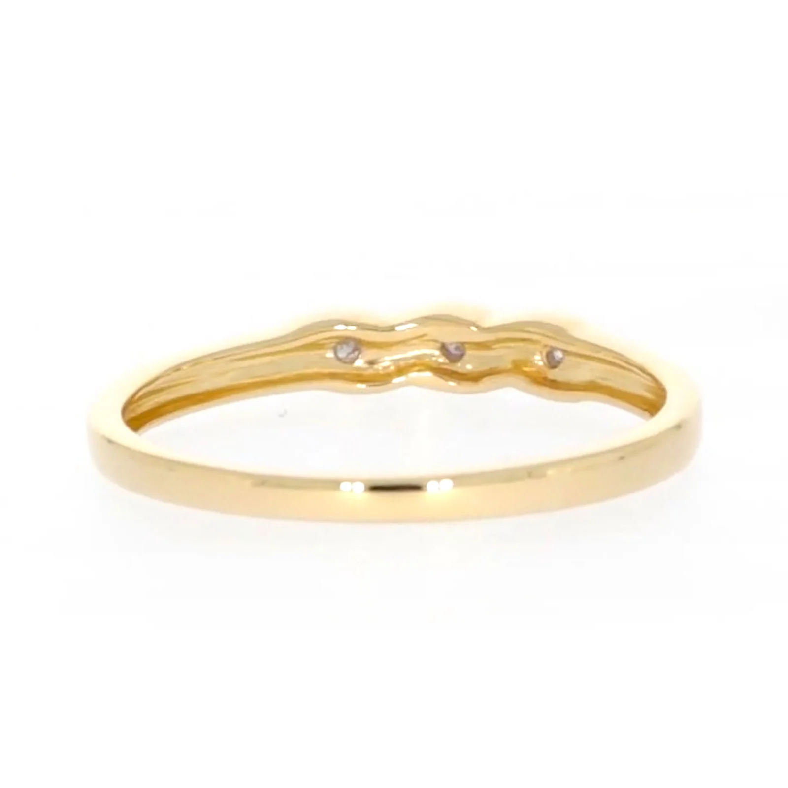 9ct Yellow Gold & Diamond Set Twist Ring - Image 41